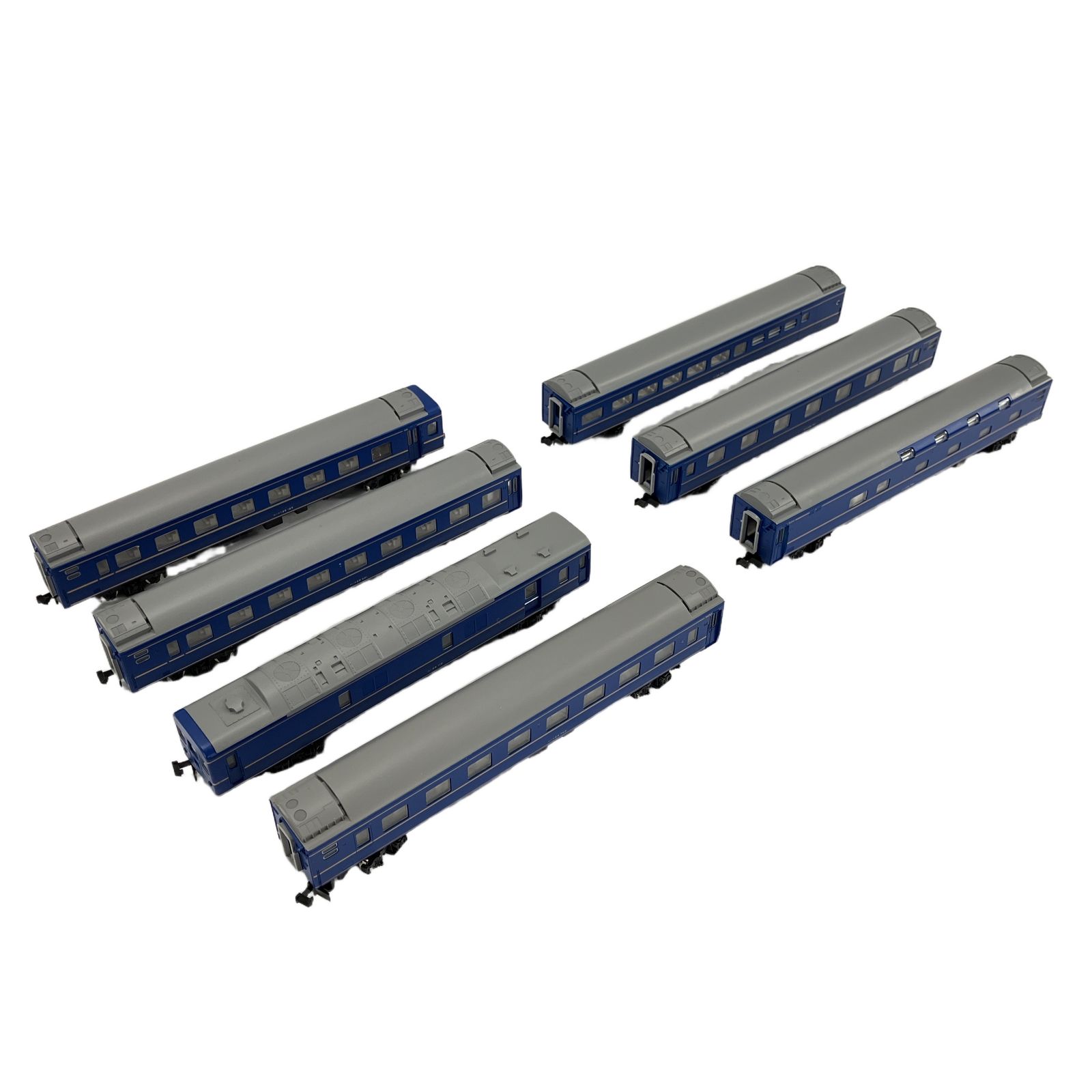 KATO 10-067 10-068 24系25形 金帯 基本増結 7両セット 鉄道模型 Nゲージ 中古 良好 W11303883