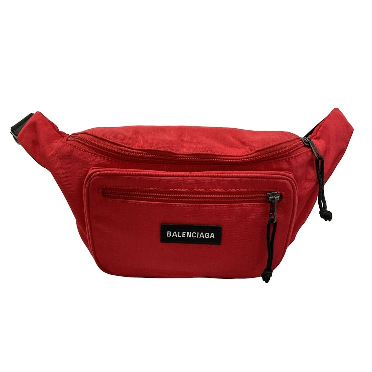 BALENCIAGA(バレンシアガ) ウエストポーチ エクスプローラーベルトパック 482389 レッド×黒