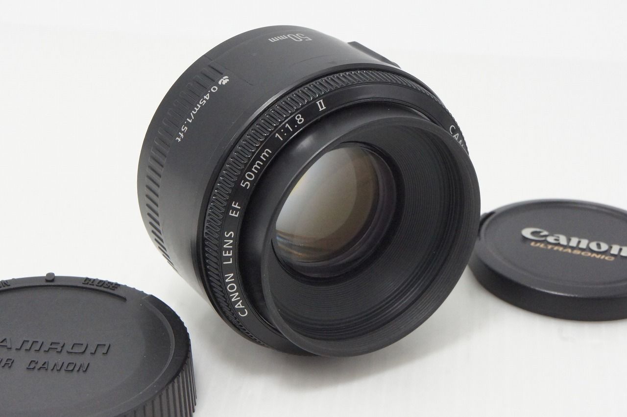 Canon キヤノン EF 50mm F1.8 II フルサイズ 単焦点レンズ 260610m