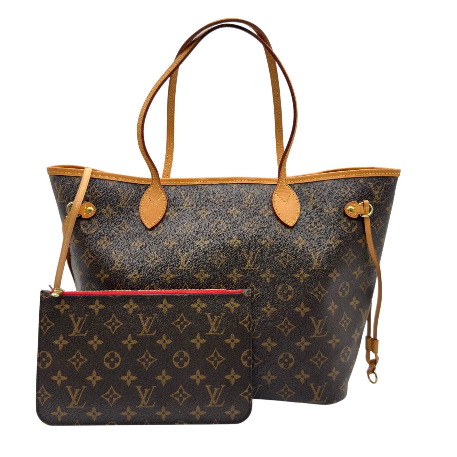 ルイ・ヴィトン LOUIS VUITTON ネヴァーフルMM M41177 ブラウン モノグラム・レザー レディース ハンドバッグ