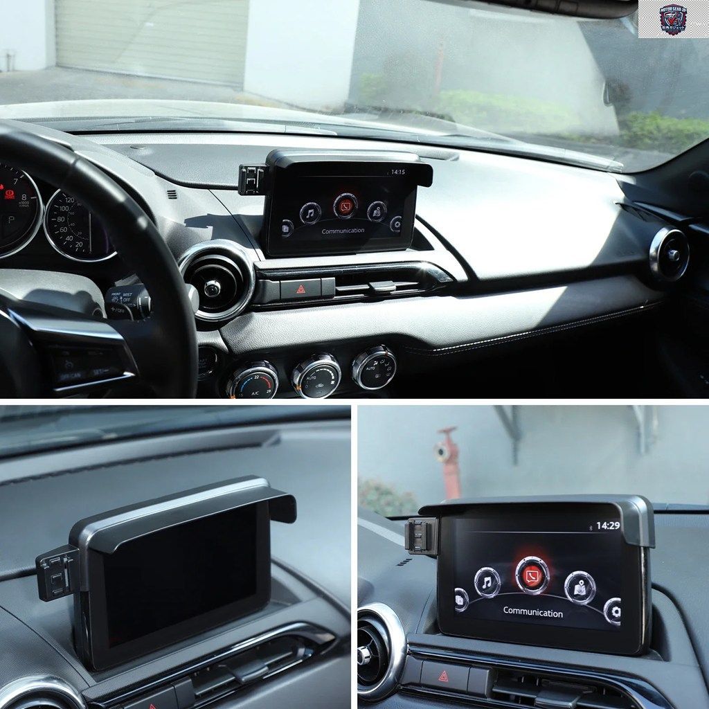 マツダ MX-5/フィアット 124/124 2016年以降 左ハンドル車用 車載スマホホルダー スクリーン固定式ナビゲーションブラケット ナビゲーショ