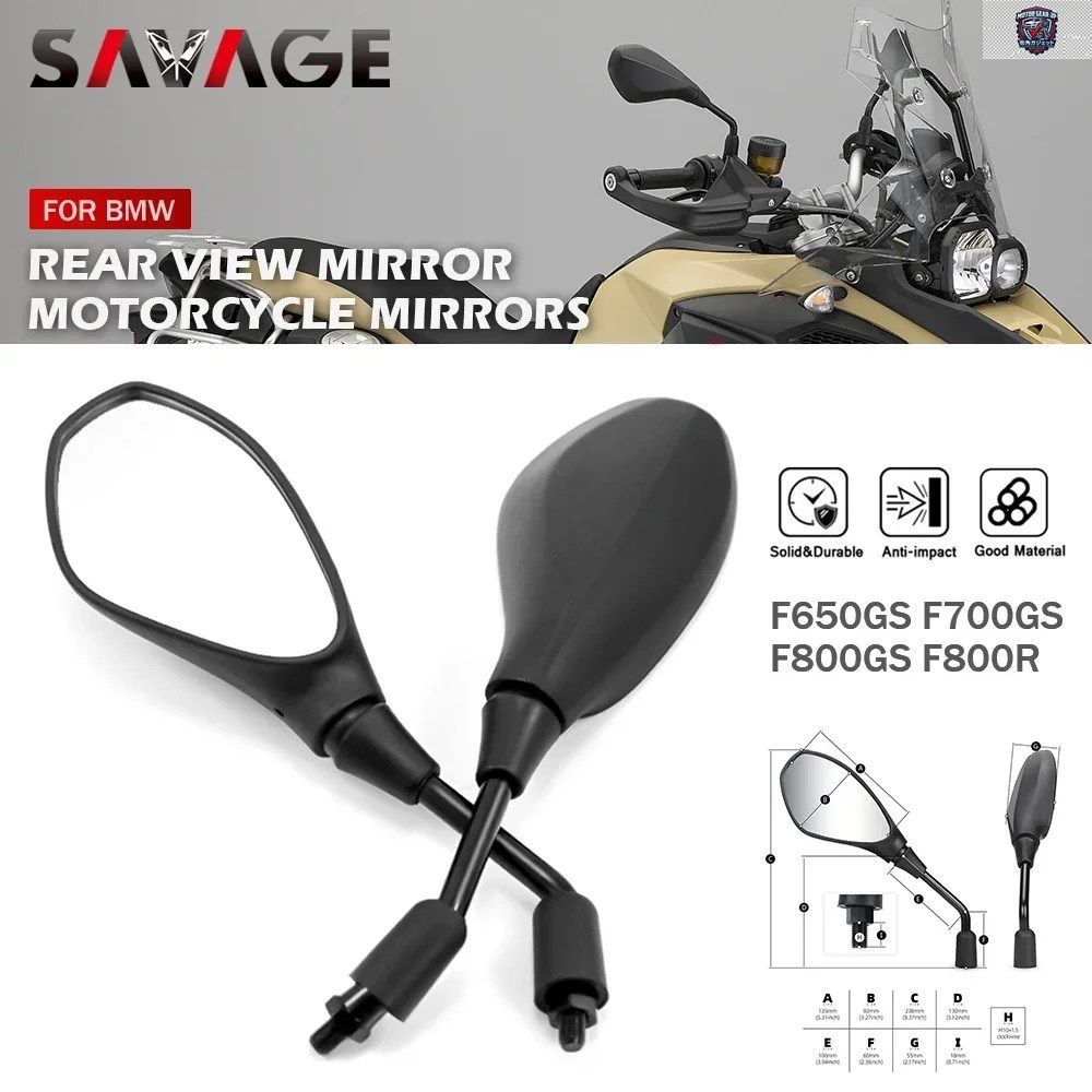 BMW F800 F700 F650GS F850 F750 S1000R R 1200 1250 GS ADV /XR K1200R オートバイ用サイドミラー バックミラー