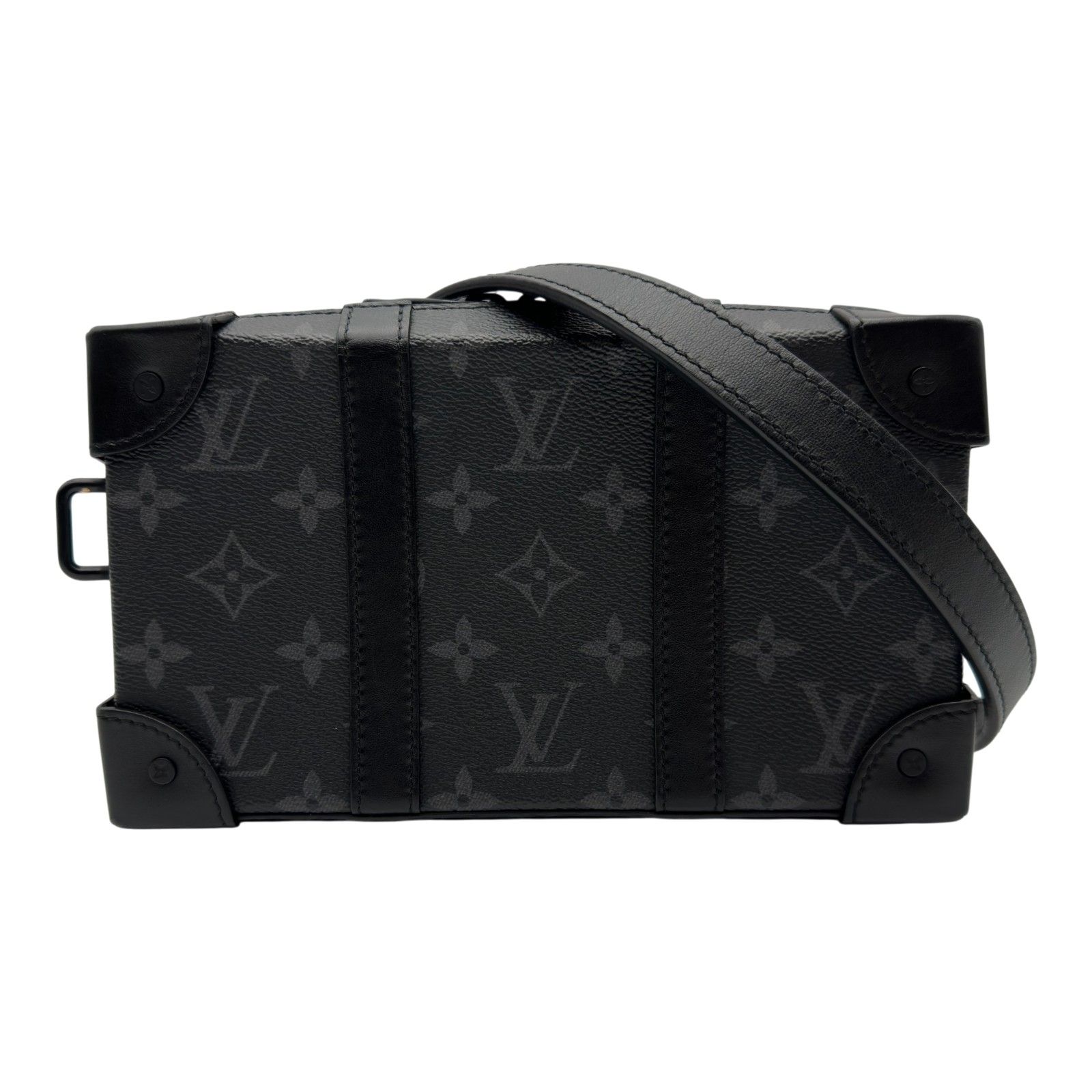 ルイ・ヴィトン LOUIS VUITTON ソフトトランク・ウォレット M69838 ブラック モノグラムエクリプス/レザー メンズ ショルダーバッグ