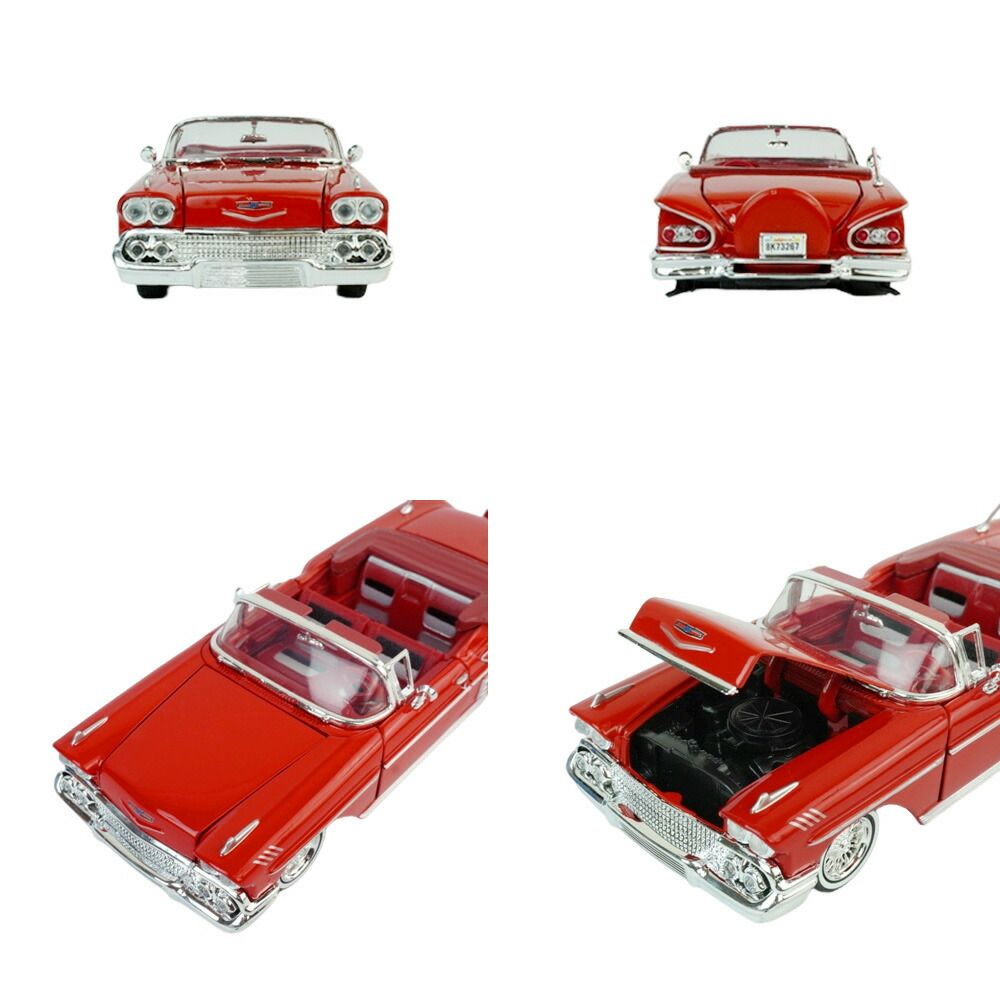ダイキャスト 1/24 箱入り ミニカーMOTOR MAX TIMELESS LEGENDS 1958