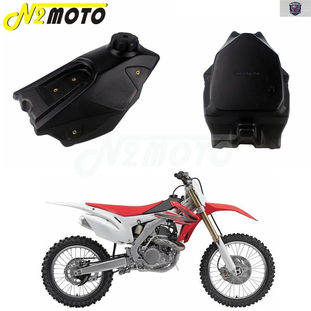ホンダ CRF250R 2014-2017 CRF450R 2013-2016 CRF 250/450 R 用プラスチック製ガソリン燃料タンク（キャップ??付き）1個