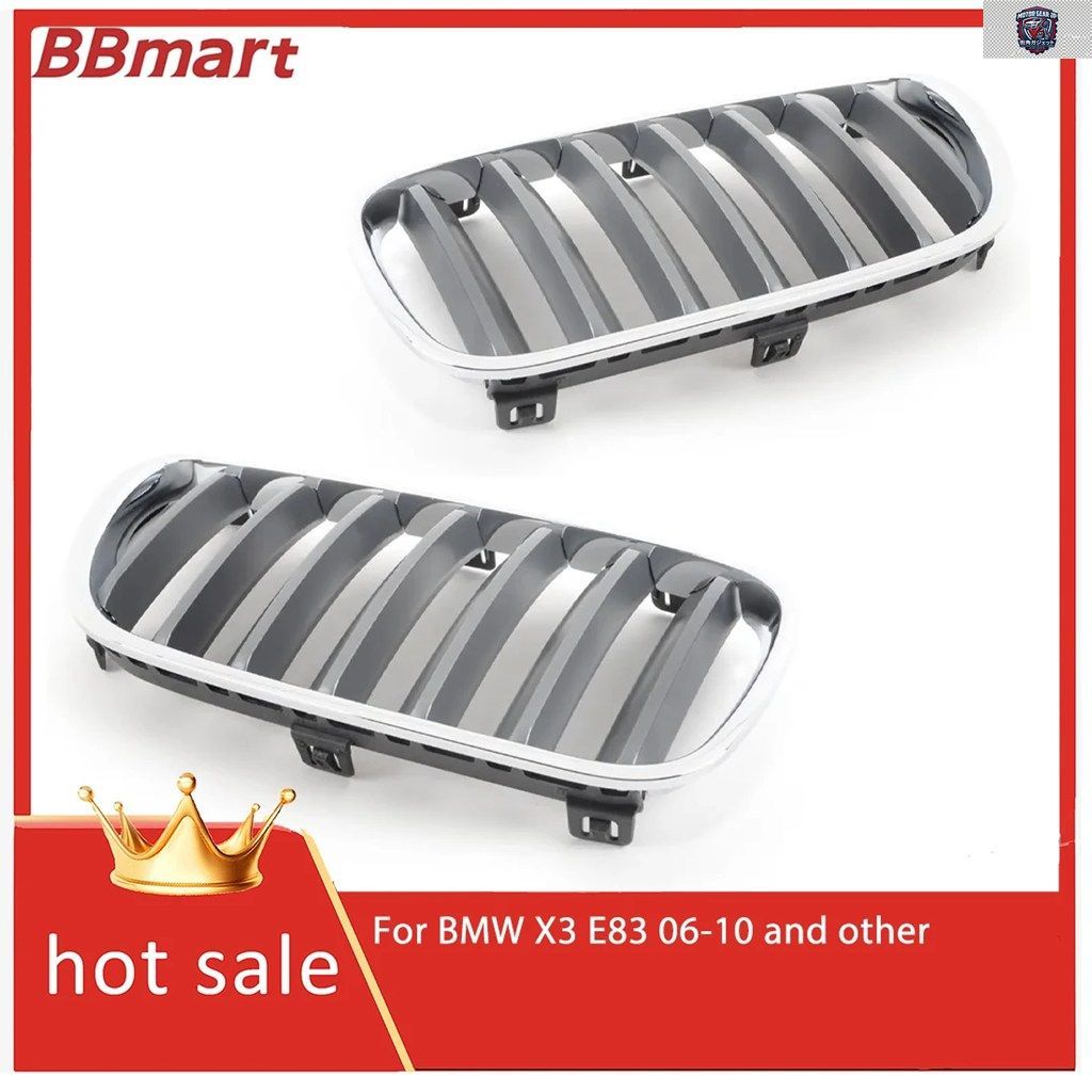 5111342009151113420092 BMW X3 E83 06-10 およびその他用フロント左右グリル。BBMART