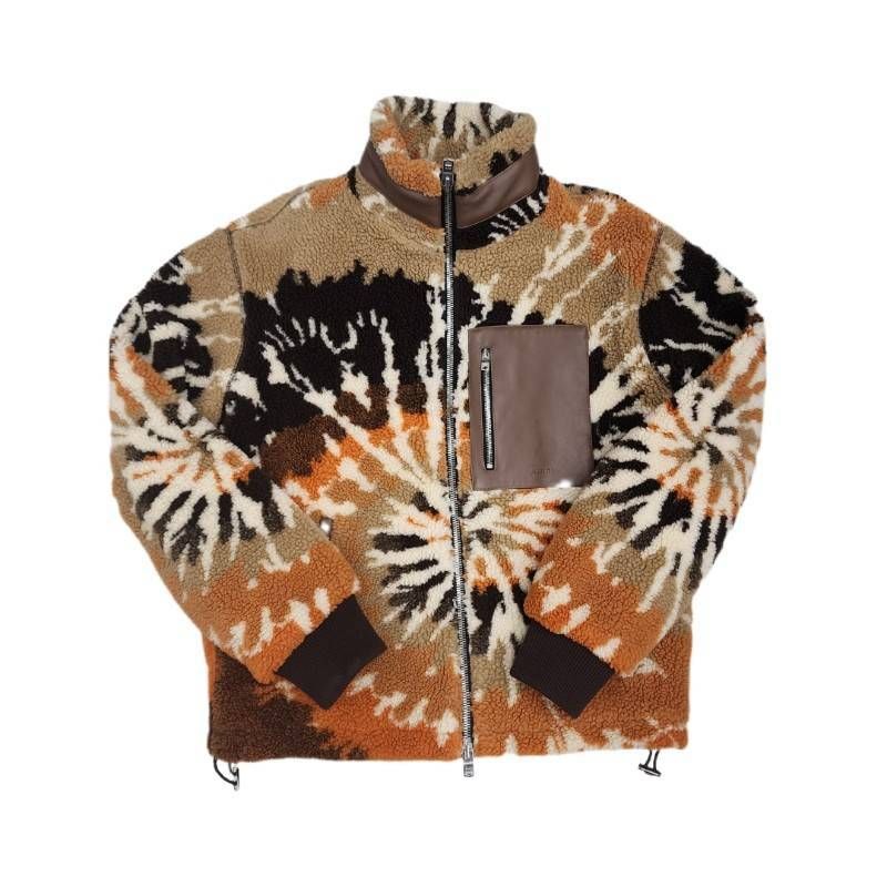 AMIRI アミリ TIE-DYE TRACK JACKET オレンジ Lサイズ相当 ミディアム表記 アウター メンズ ジャケット 【中古】 52606K51
