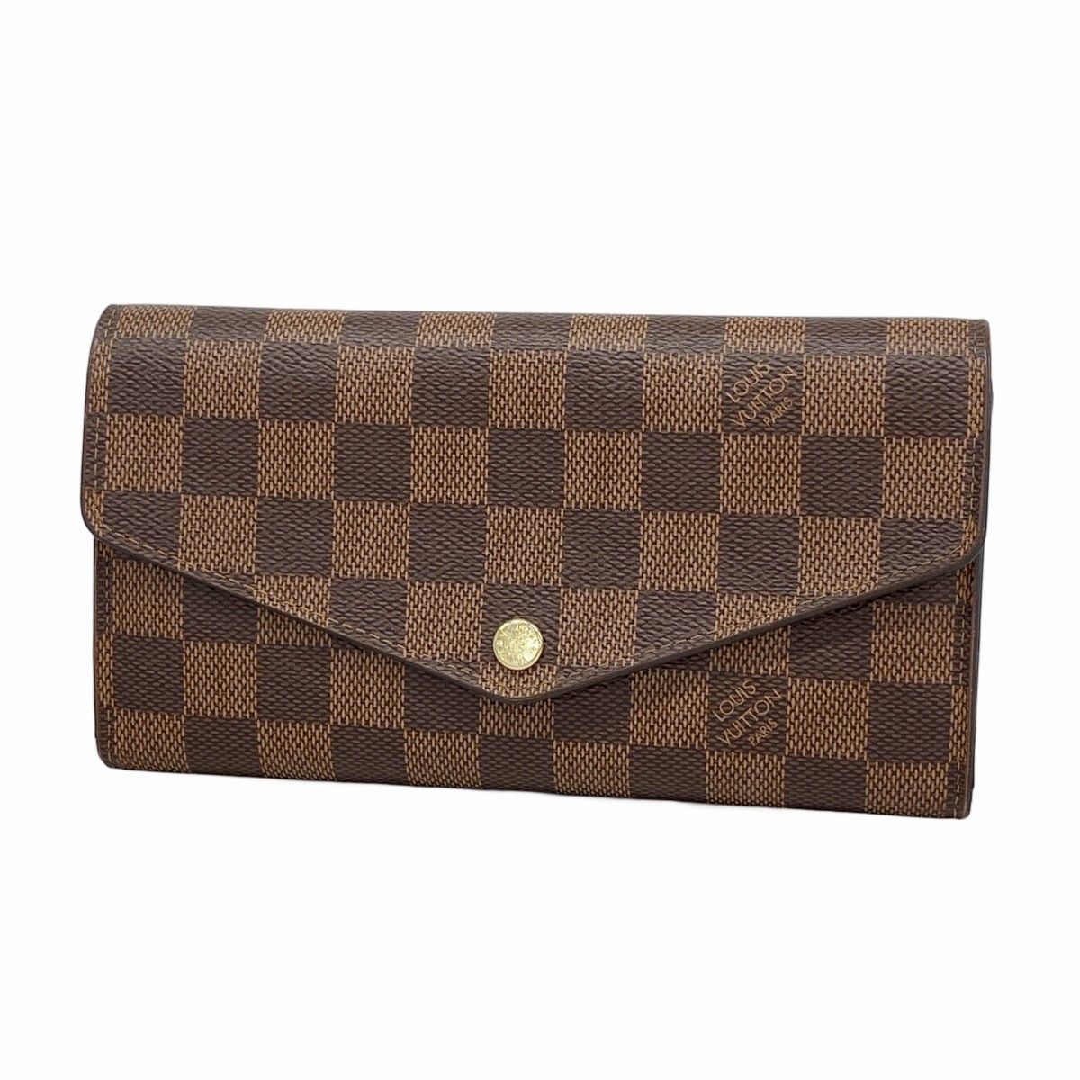 【6fa1488】ルイヴィトン 長財布 ダミエ ポルトフォイユサラ N60114 エベヌ ローズバレリーヌ【中古】レディース 27,320円