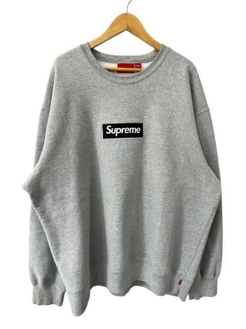 シュプリーム SUPREME 22AW Box Logo Crewneck ボックス ロゴ クルーネック スウェット トレーナー XXL グレー ブランド古着ベクトル 中古☆AA★260609