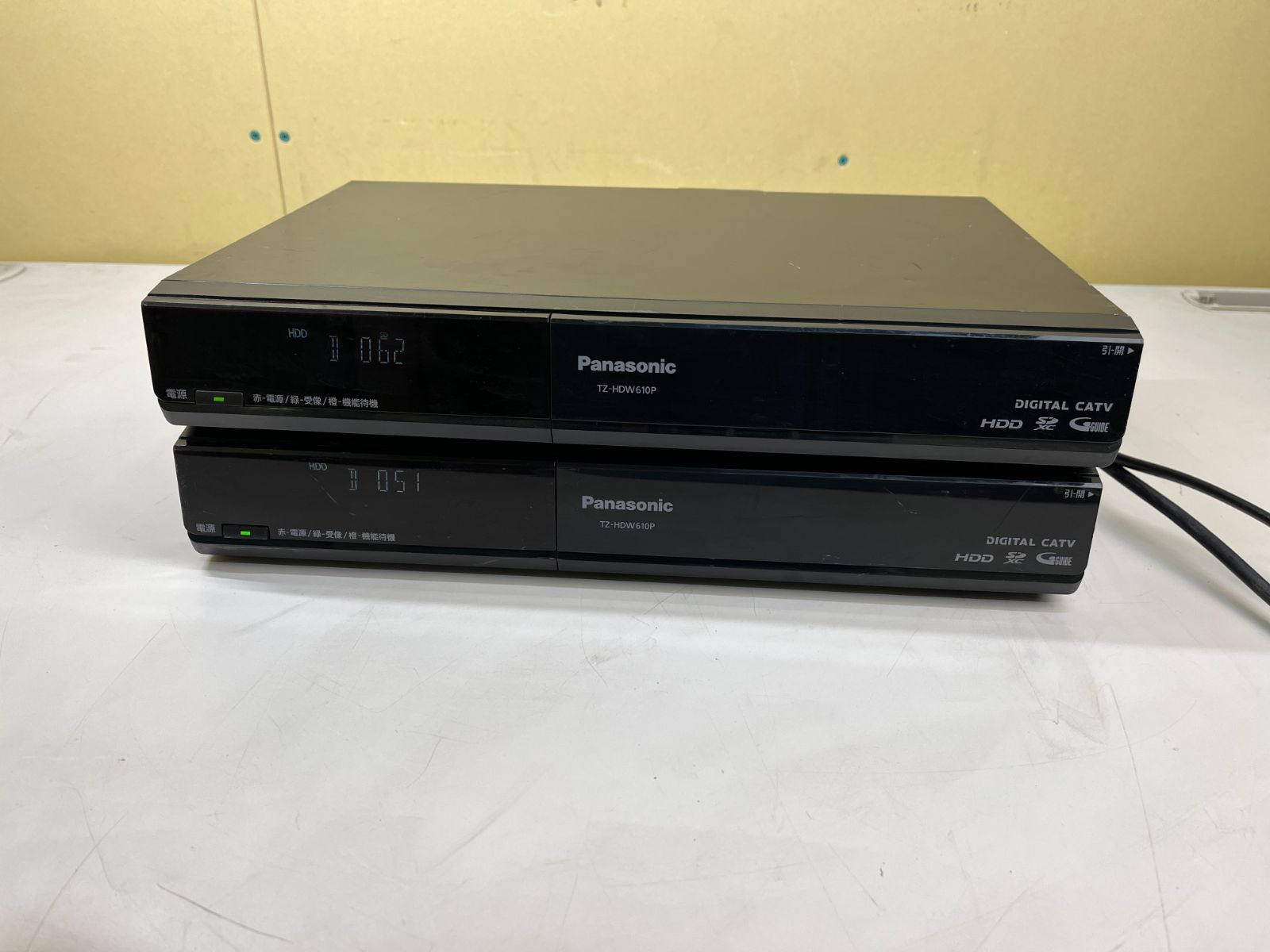 ◇Panasonic TZ-HDW610P CATV デジタルSTB HDD 500GB 2台セット