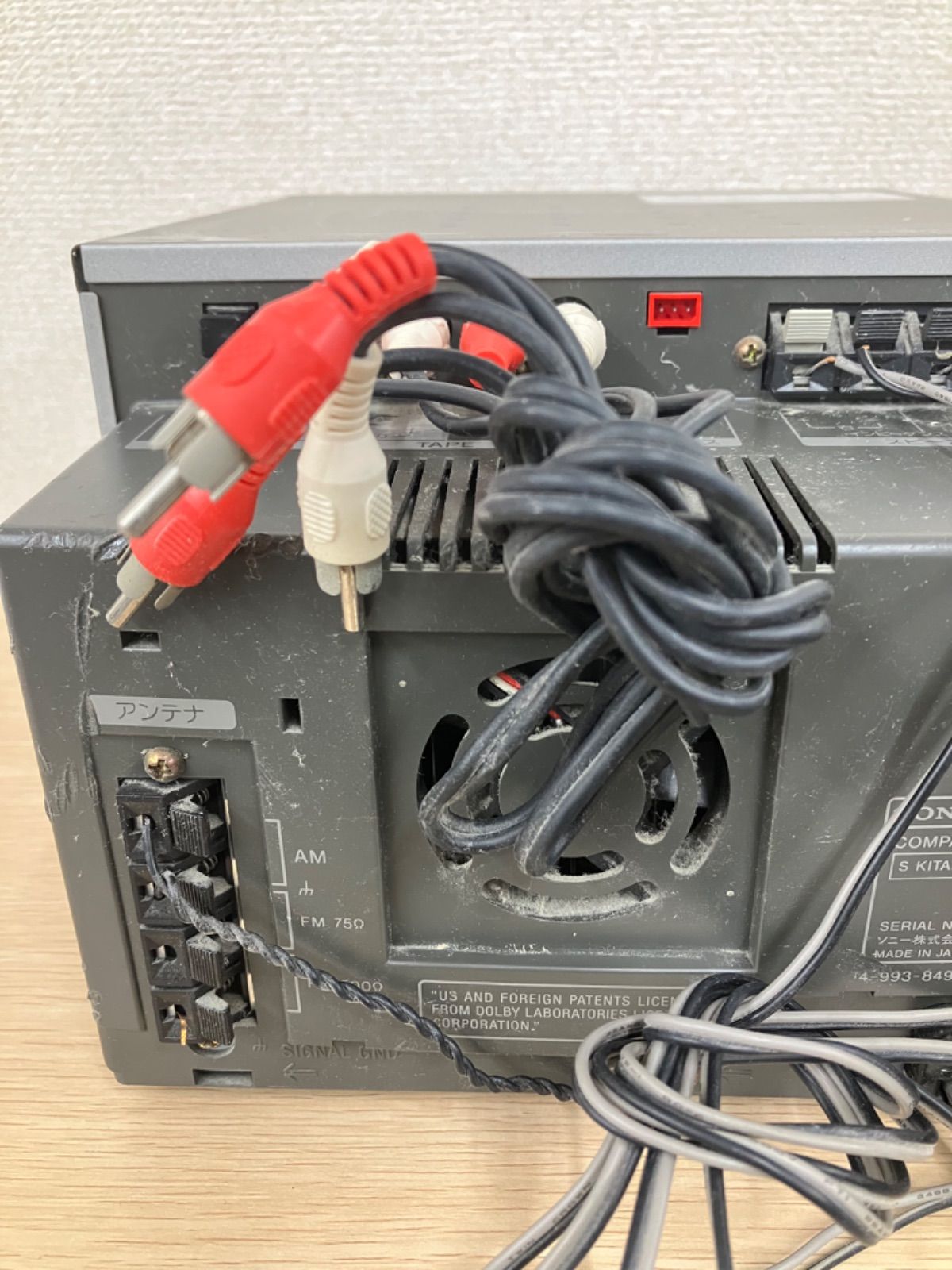 通電動作確認済み 再生の動作のみ未確認SONY HCD-MD333 CD/MD