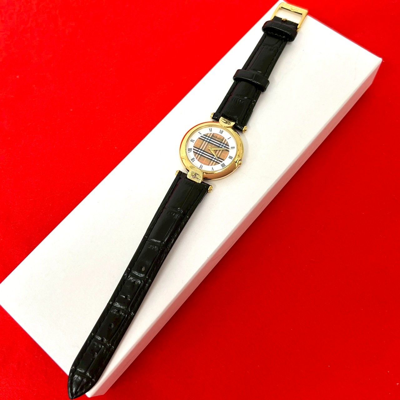 稼働品 極 美品 BURBERRYS バーバリーズ ノバチェック シャドーホース
