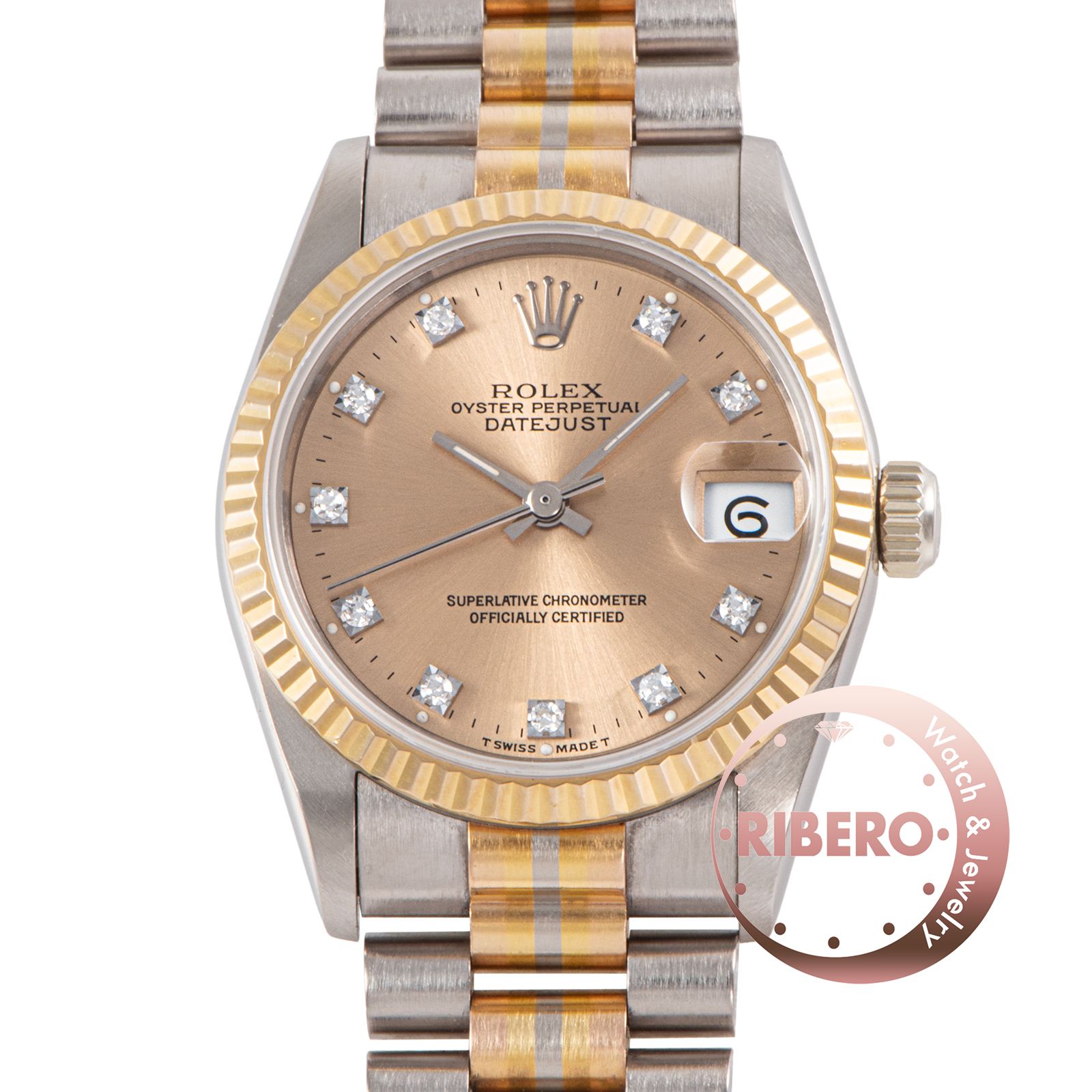ROLEX ロレックス デイトジャスト31 トリドール 68279BIC S番 YG/WG/PG【中古】 1,026,690円