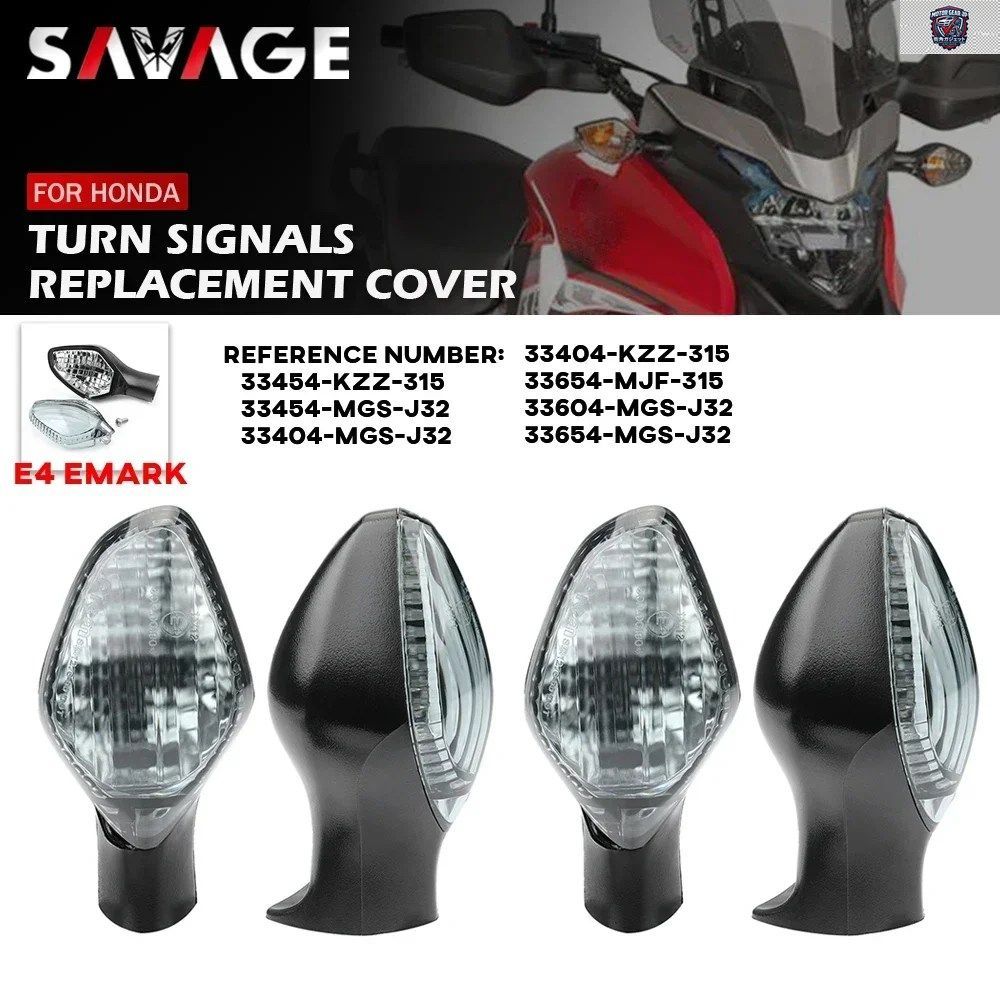 ホンダ CB CB500F CB650F NC750 S/X /500 300L オートバイ用ウインカーライトレンズカバー
