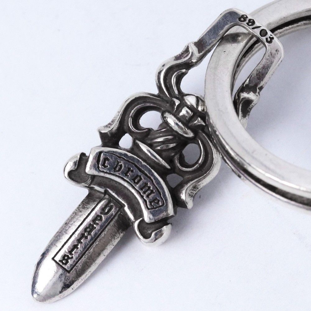 CHROME HEARTS #5 ダガー キーリング シルバー - メルカリ