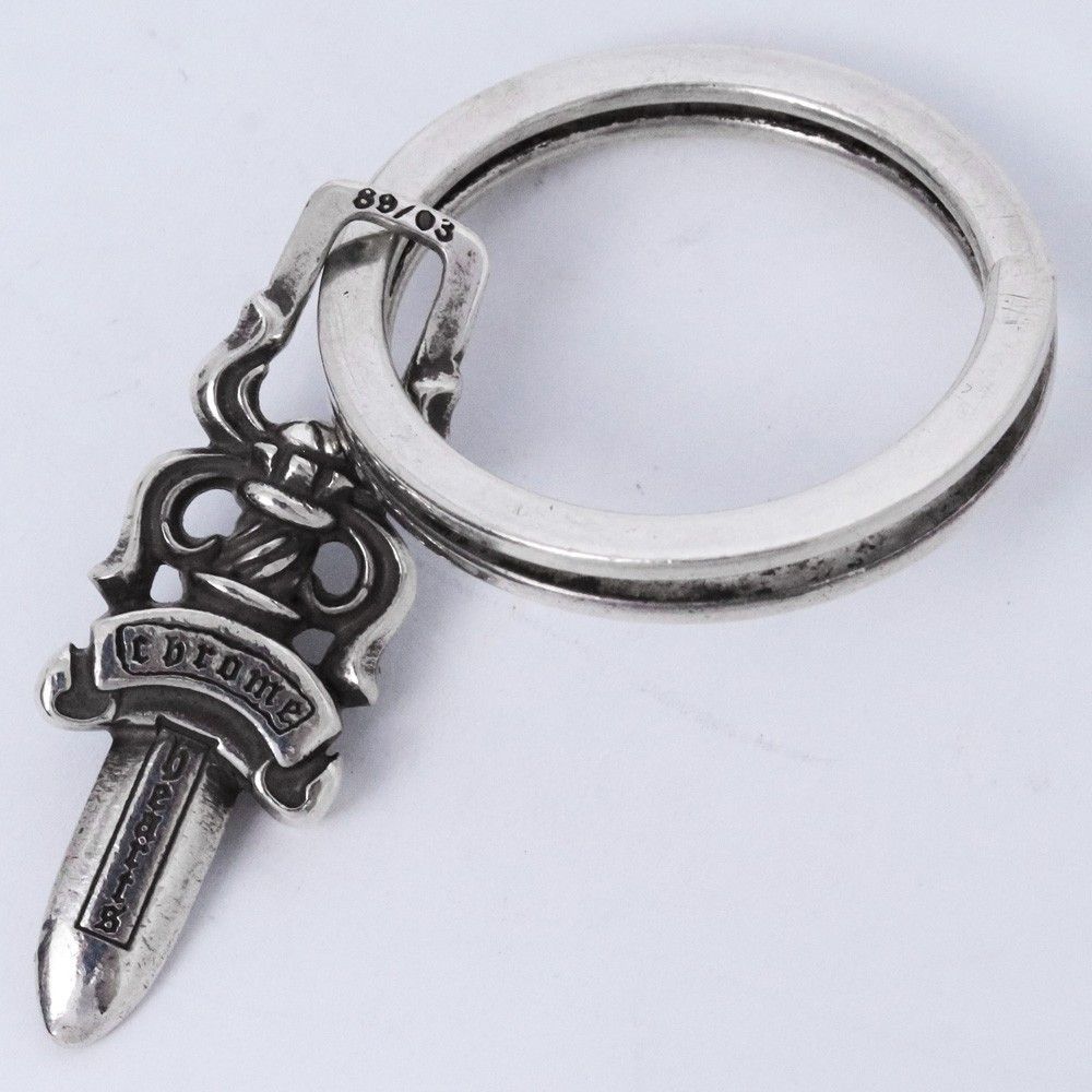 Chrome Hearts #5ダガーキーリング CHROME HEARTS #5 ダガー キーリング シルバー - メルカリ