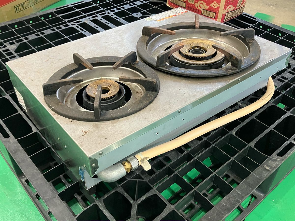 【訳あり】現状渡し・USED品 マルゼン 業務用2口ガスコンロ 親子 M-212C 都市ガス用 ホース付 Maruzen［mc-ol058］ 16,790円