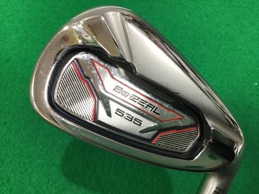 【中古】 本間ゴルフ Be ZEAL 535 5S アイアンセット IR 純正特注シャフト (フレックスS) メンズ 男性用 右利き 右用 Cランク ゴルフクラブ