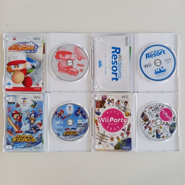 Wii本体セット WiiFit ソフトセット まとめ売り 9点セット #m00450