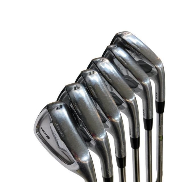 【中古】 ブリヂストン TOUR B X-CB 6S アイアンセット IR 純正特注シャフト (フレックスX) メンズ 男性用 右利き 右用 Cランク ゴルフクラブ