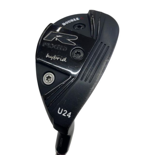 【中古】 ジャスティック PROCEED DOUBLE-R HYBRID UT 24° ユーティリティ UT 純正特注シャフト (フレックスS) メンズ 男性用 右利き 右用 Cランク ゴルフクラブ