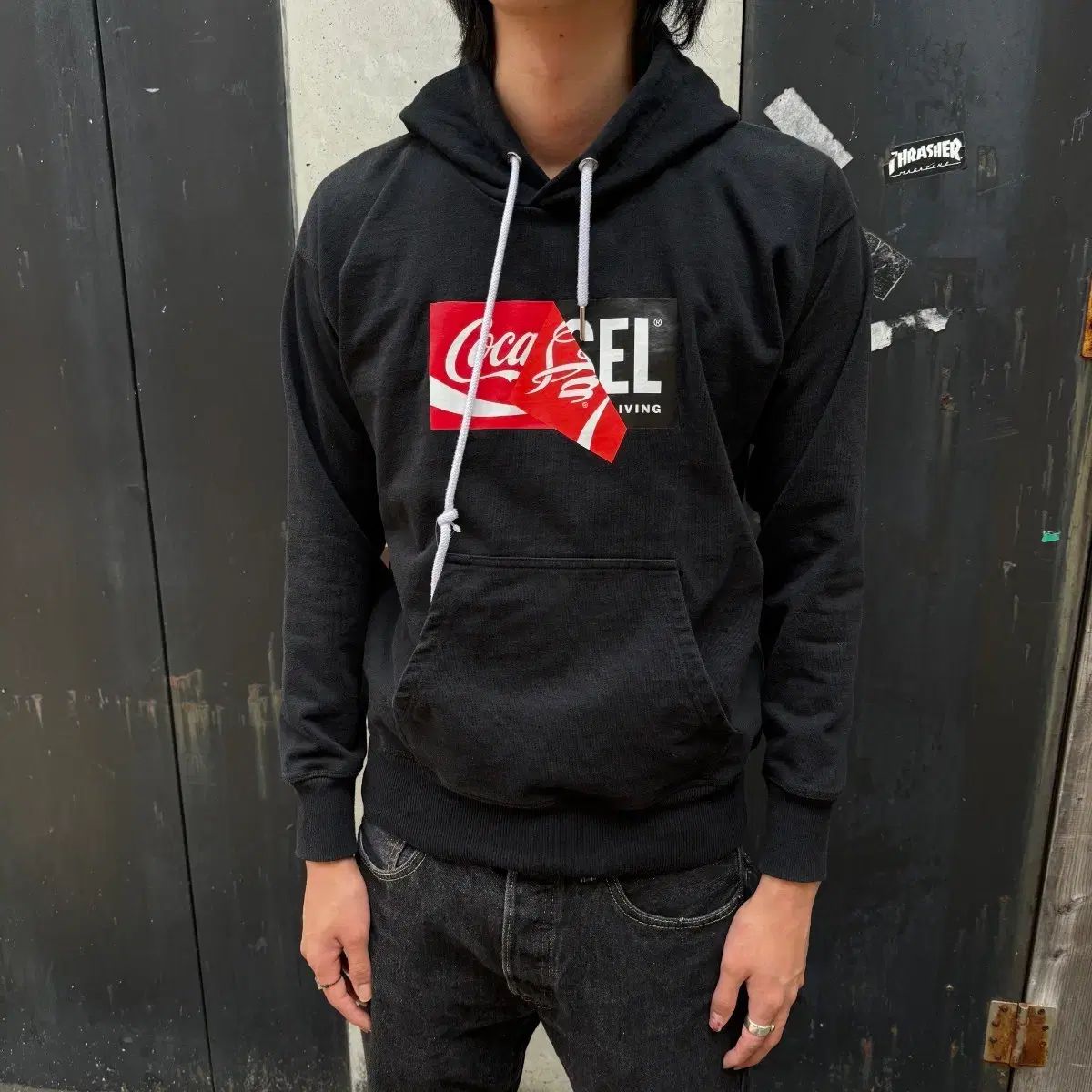 コカコーラ DIESEL コラボ フーディー Tシャツ ブラック 9,163円