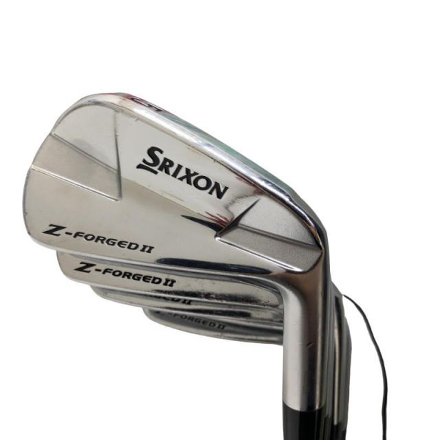 【中古】 ダンロップ SRIXON Z-FORGED II 6S アイアンセット IR 純正特注シャフト (フレックスS) メンズ 男性用 右利き 右用 Cランク ゴルフクラブ