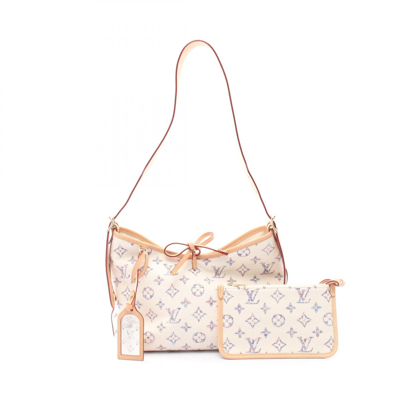 ルイ・ヴィトン LOUIS VUITTON ショルダーバッグ キャリーオールNMPM モノグラムジャガード M24707 レザー キャリーオール NM PM レディース Used A