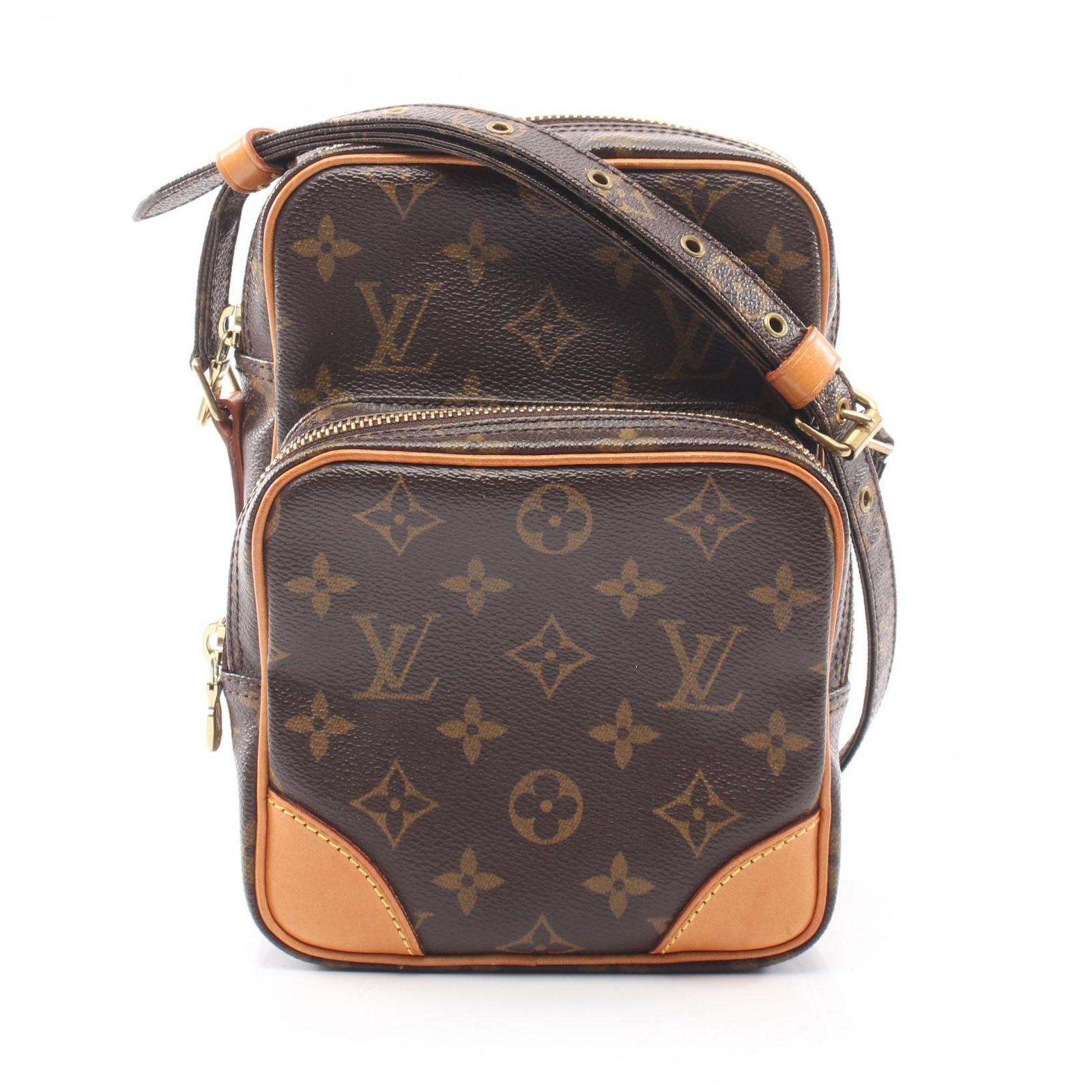ルイ・ヴィトン LOUIS VUITTON ショルダーバッグ アマゾン M45236 PVCコーティングキャンバス レザー アマゾン レディース Used A