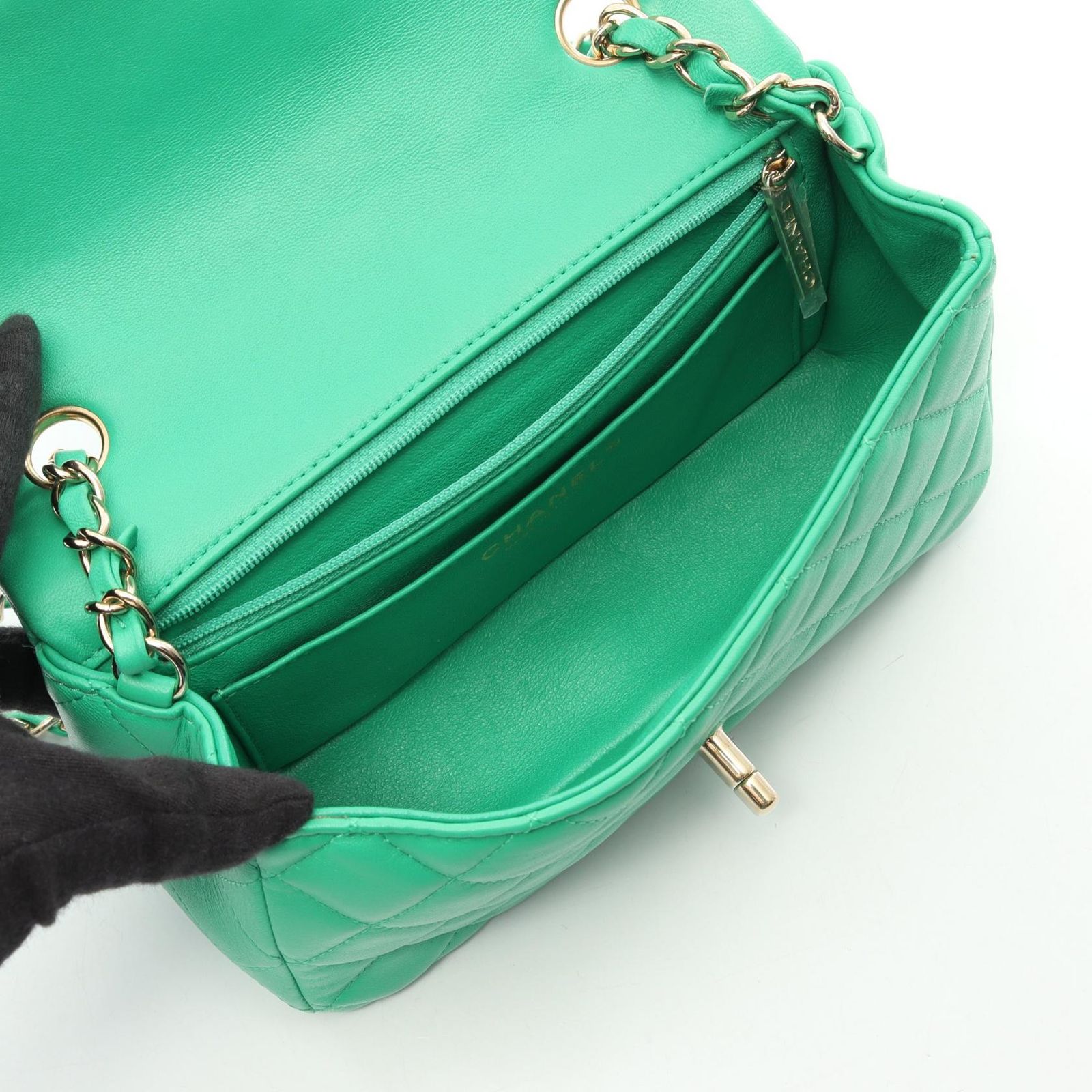 シャネル CHANEL ショルダーバッグ ミニマトラッセ20 A69900 グリーン 