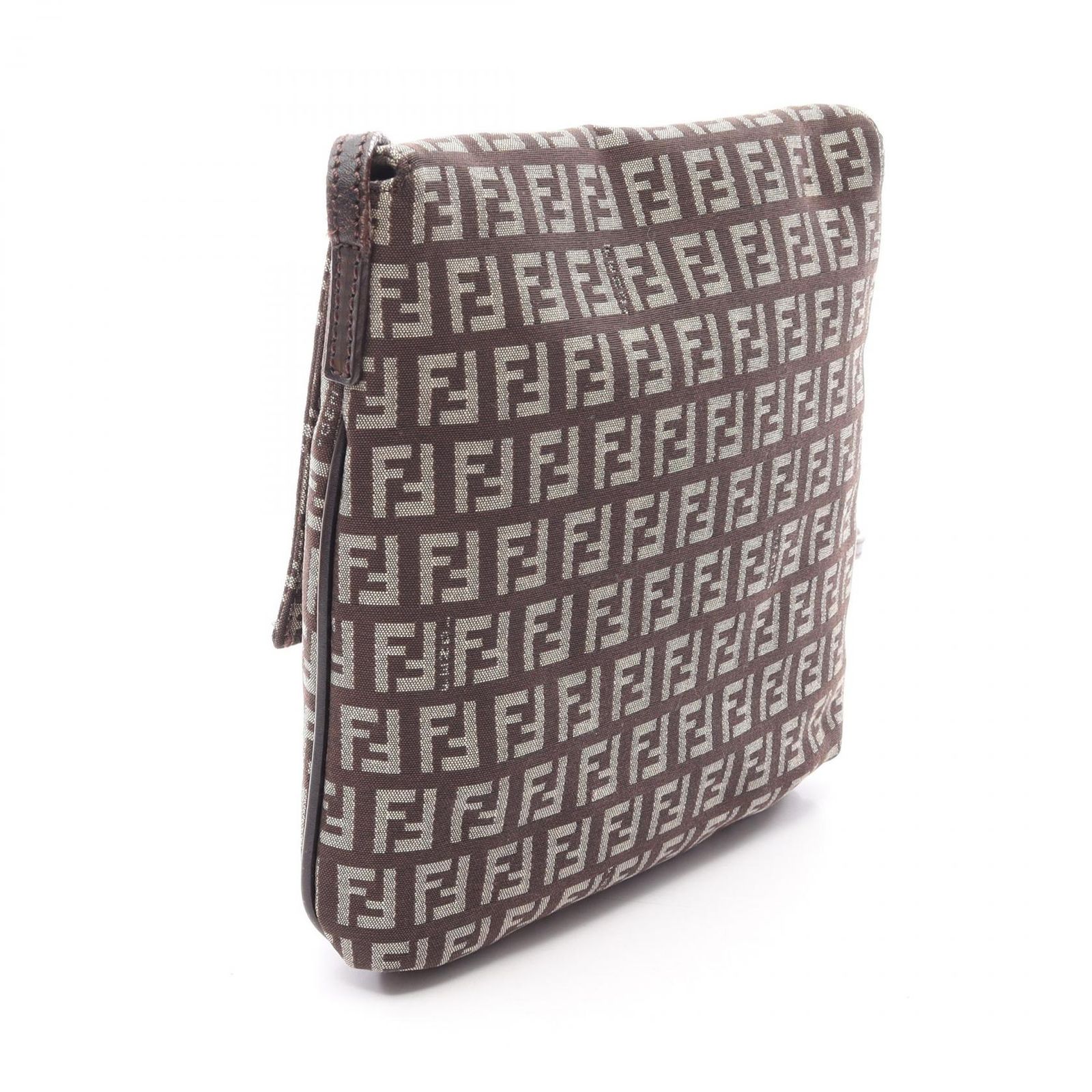 フェンディ FENDI ショルダーバッグ ズッキーノ ダークブラウン 