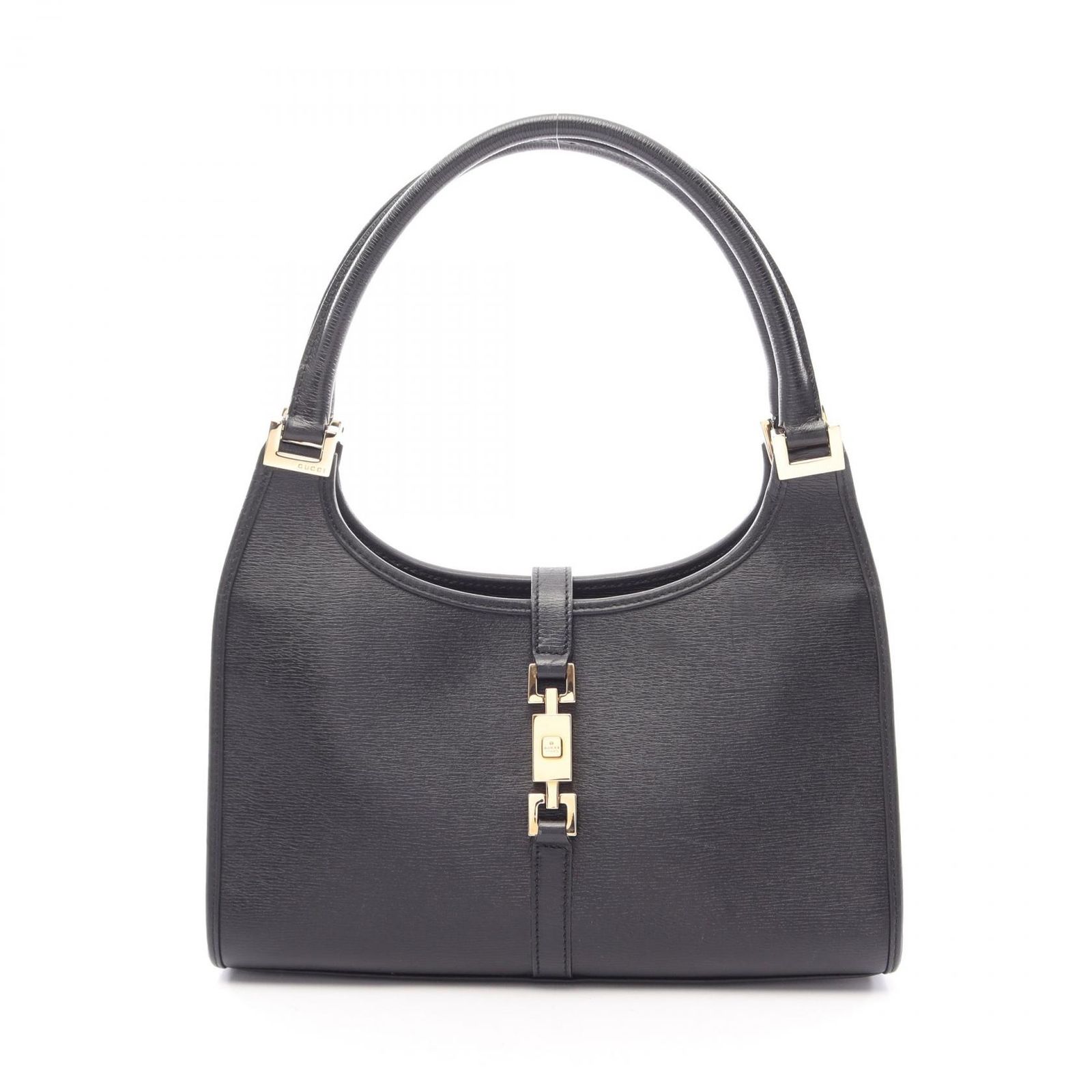 グッチ GUCCI ハンドバッグ ジャッキー 002･1068 ブラック レザー ジャッキー ハンドバッグ レディース Used A
