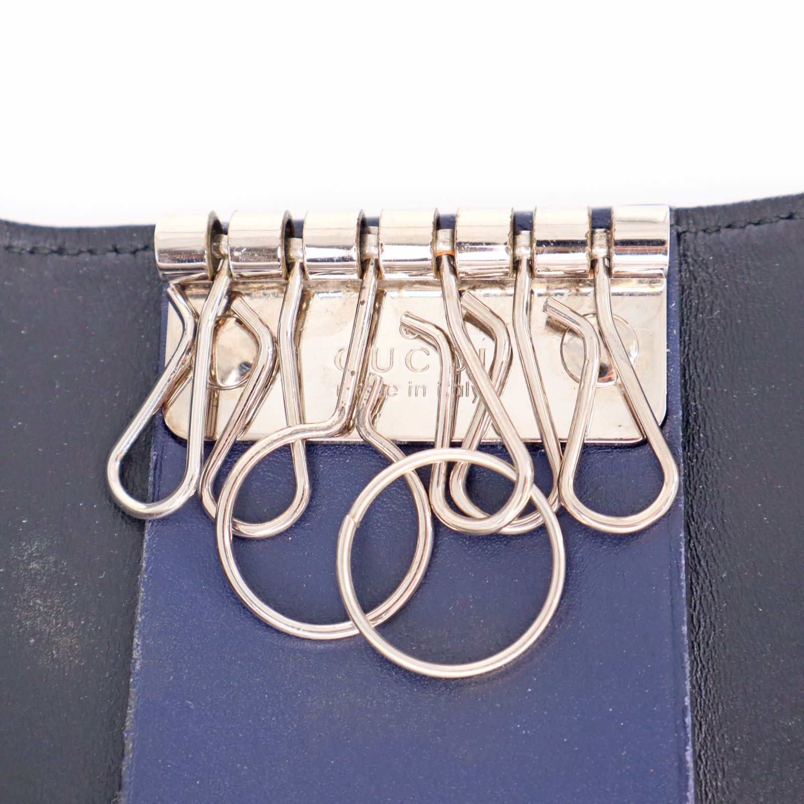 中古】GUCCI グッチ 256433 6連キーケース GGキャンバス マイクロ