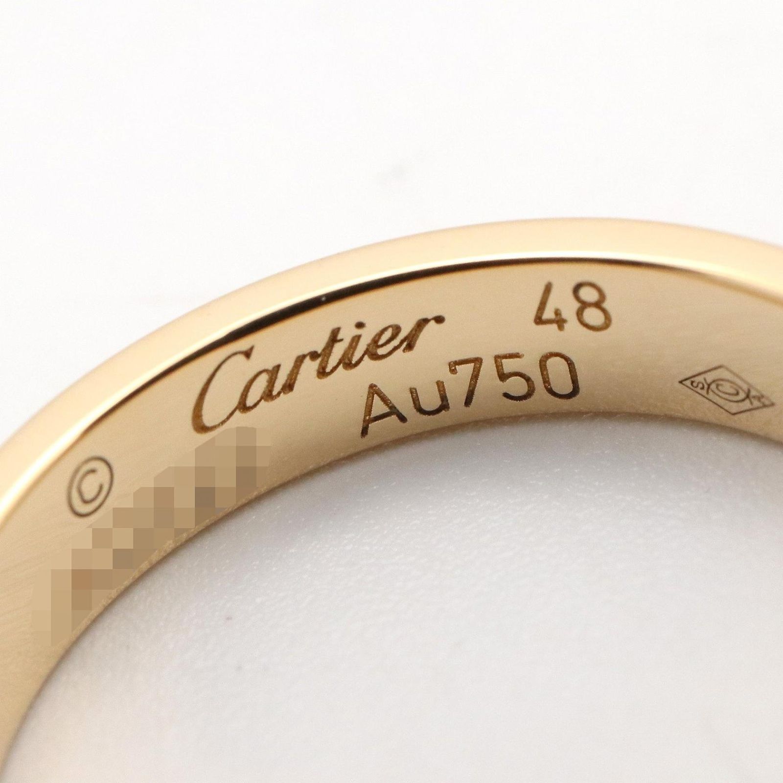 カルティエ CARTIER リング・指輪 ミニラブリング B4085048 K18 