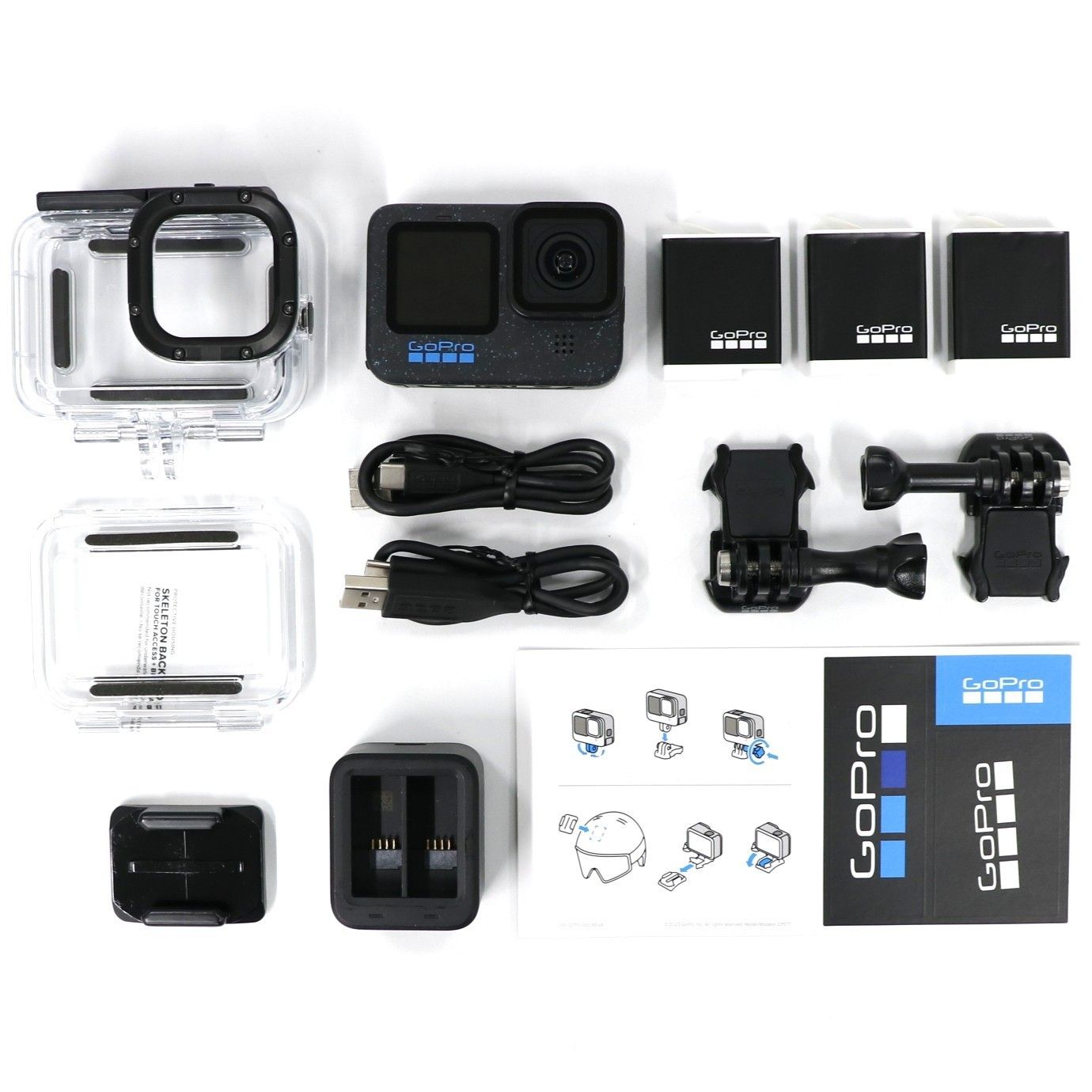 GoPro HERO12 Black アクションカメラ アクセサリーセット hero12-black 整備済みアウトレット品 [良い(B)]