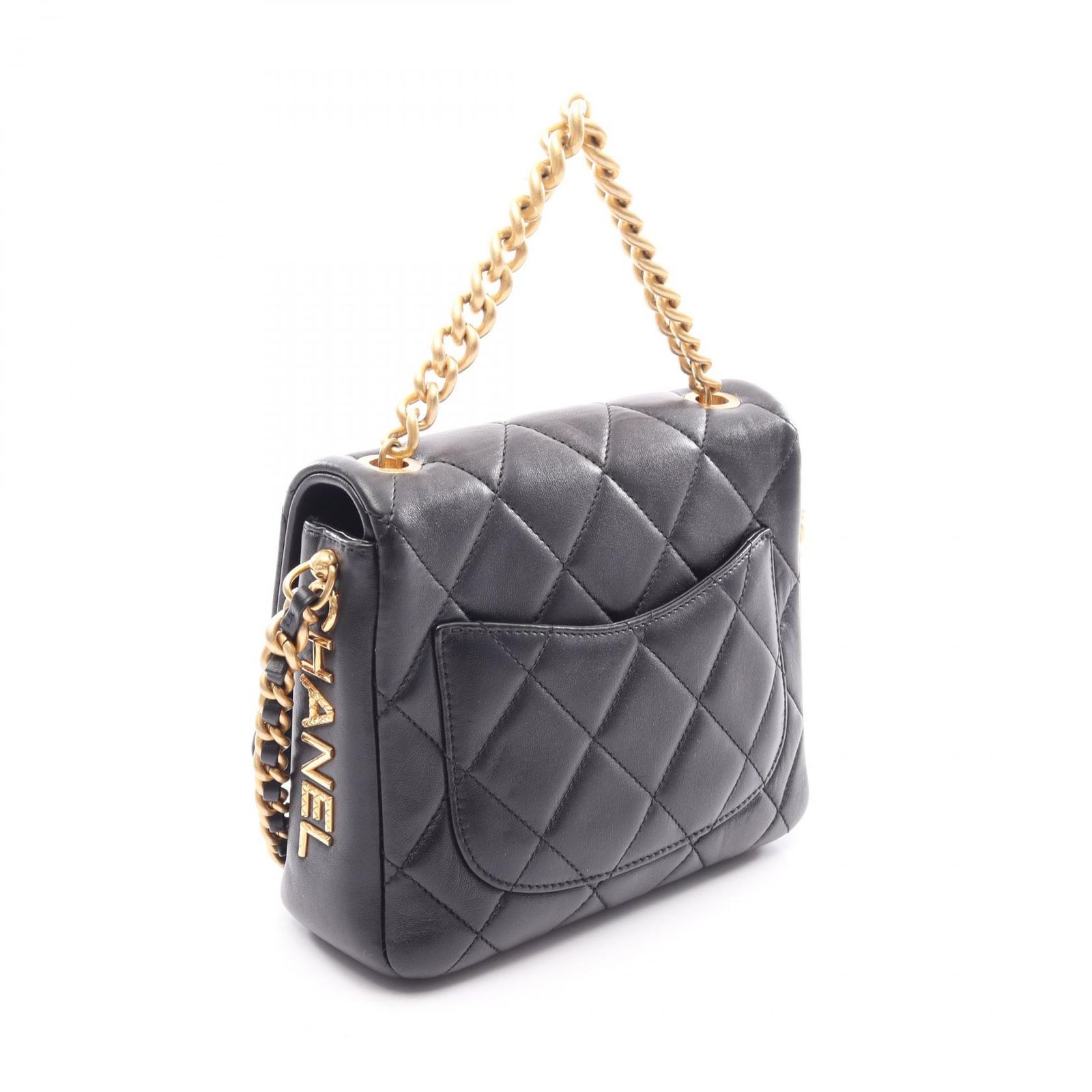 シャネル CHANEL ショルダーバッグ マトラッセ 2WAY ブラック 