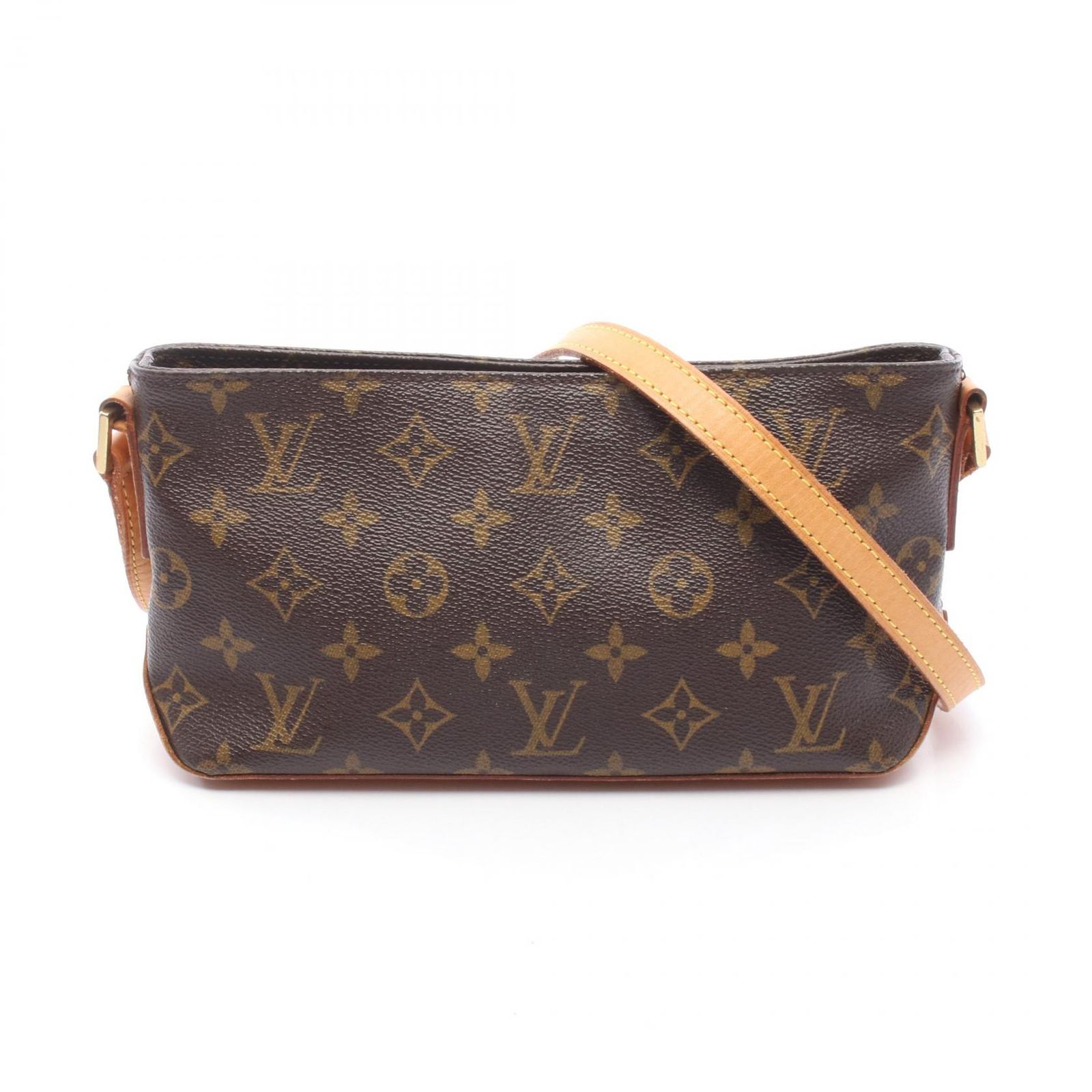 ルイ・ヴィトン LOUIS VUITTON ショルダーバッグ トロター M51240 PVCコーティングキャンバス レザー トロター レディース Used B