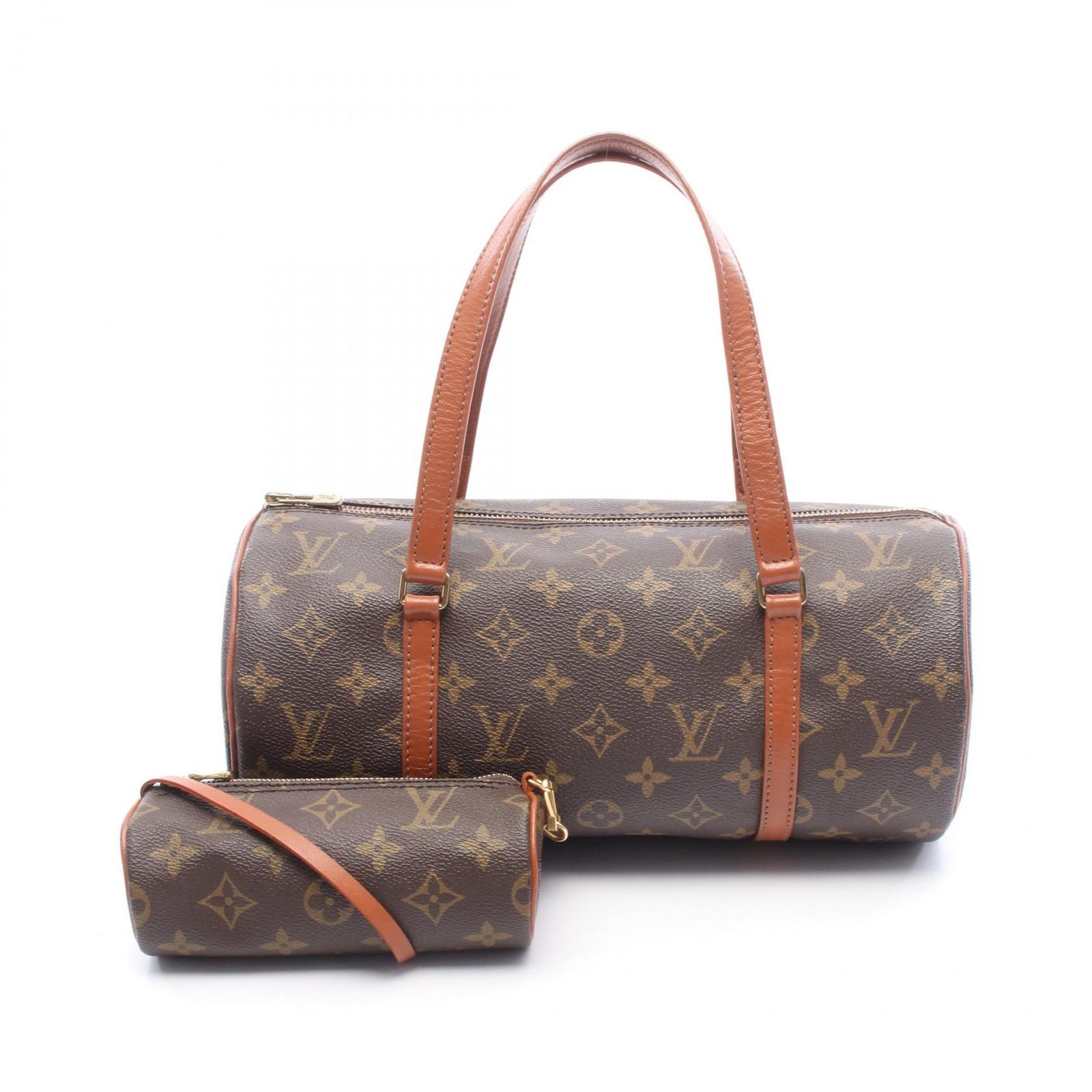 ルイ・ヴィトン LOUIS VUITTON ハンドバッグ パピヨン30 旧型 M51365 PVCコーティングキャンバス レザー パピヨン(旧)GM レディース Used B