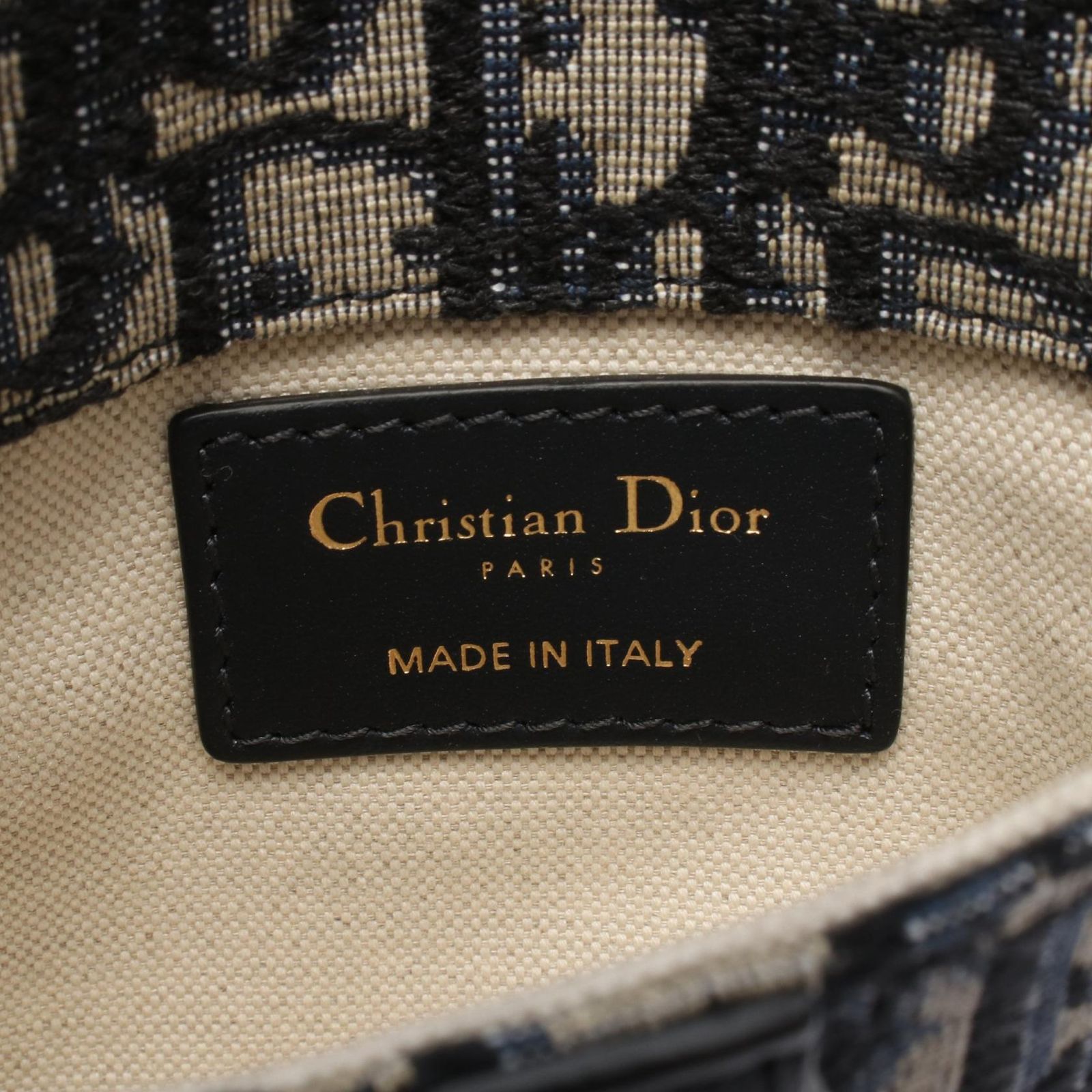 ディオール Dior ウエストバッグ SADDLE サドル オブリーク ネイビー 