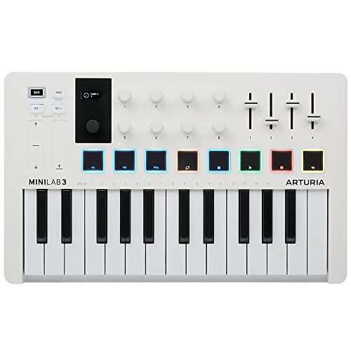 Arturia MIDI キーボード コントローラー MiniLab 3 ホワイト★ 8dd6a240