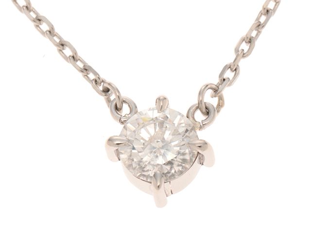 JEWELRY ジュエリー ジュエリー PT850/D0.36ct/約2.6g【205】 貴金属･宝石 ネックレス Pt850プラチナ Pt850/ダイヤモンド シルバー レディース【中古】