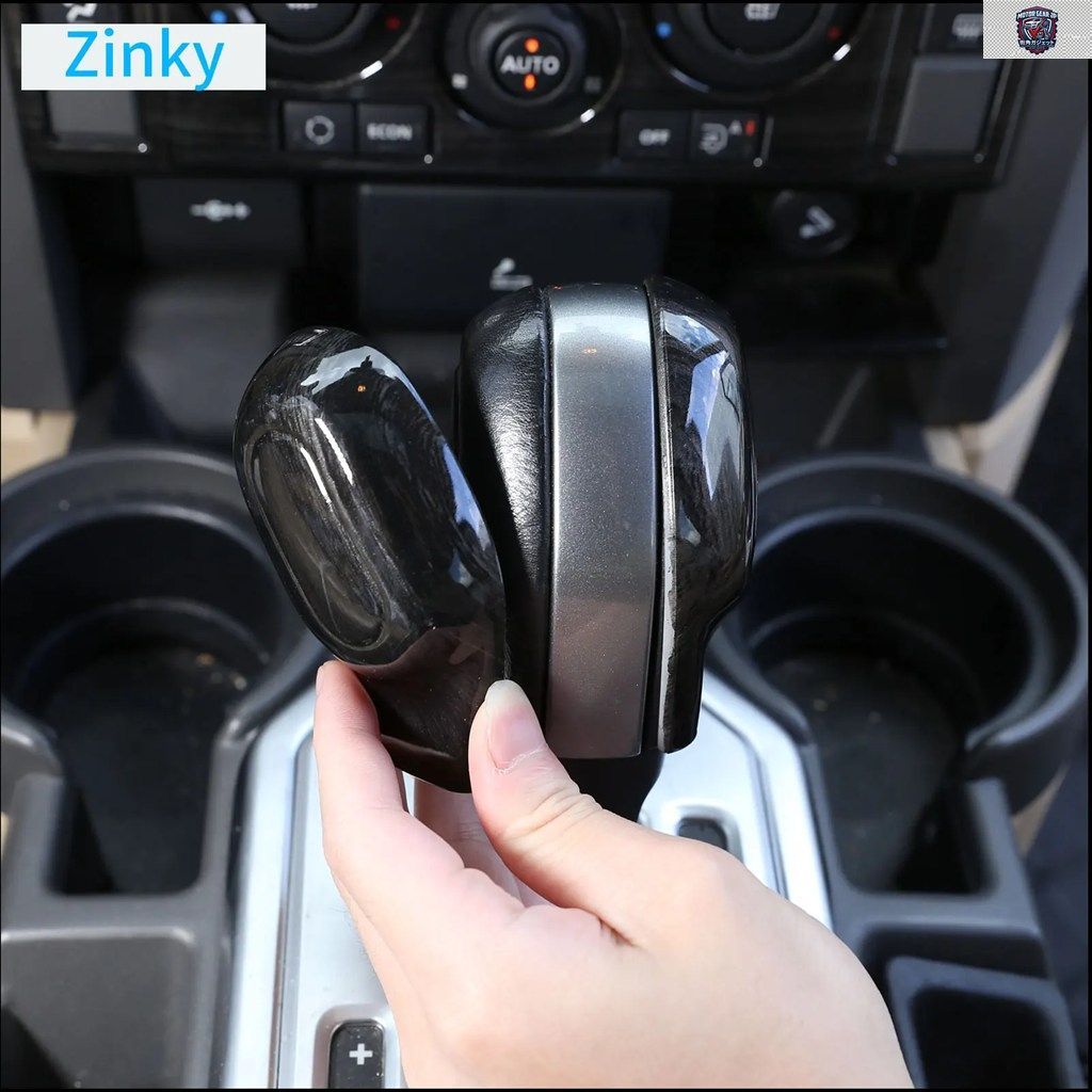ZINKY ギアシフトノブヘッドカバートリム ランドローバー ディスカバリー 3 4 LR3 LR4 2003-2012 ABS ウッドグレインインテリア