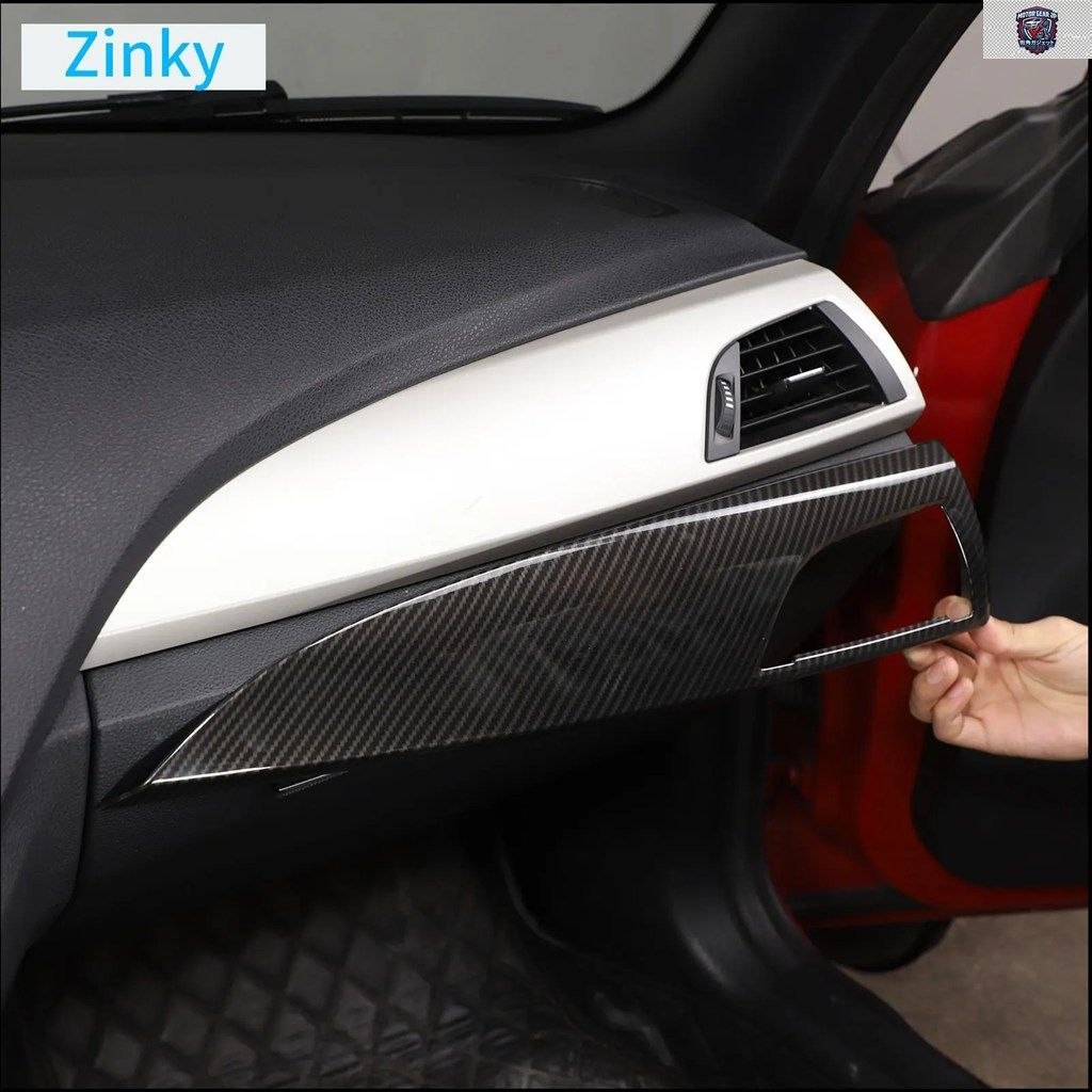 ZINKY ABS カーボンファイバーパターン サイドエアアウトレットパネ??ル BMW 1 2シリーズ F20 F21 F22 F23 2012-2017 インテリア 左ハンド