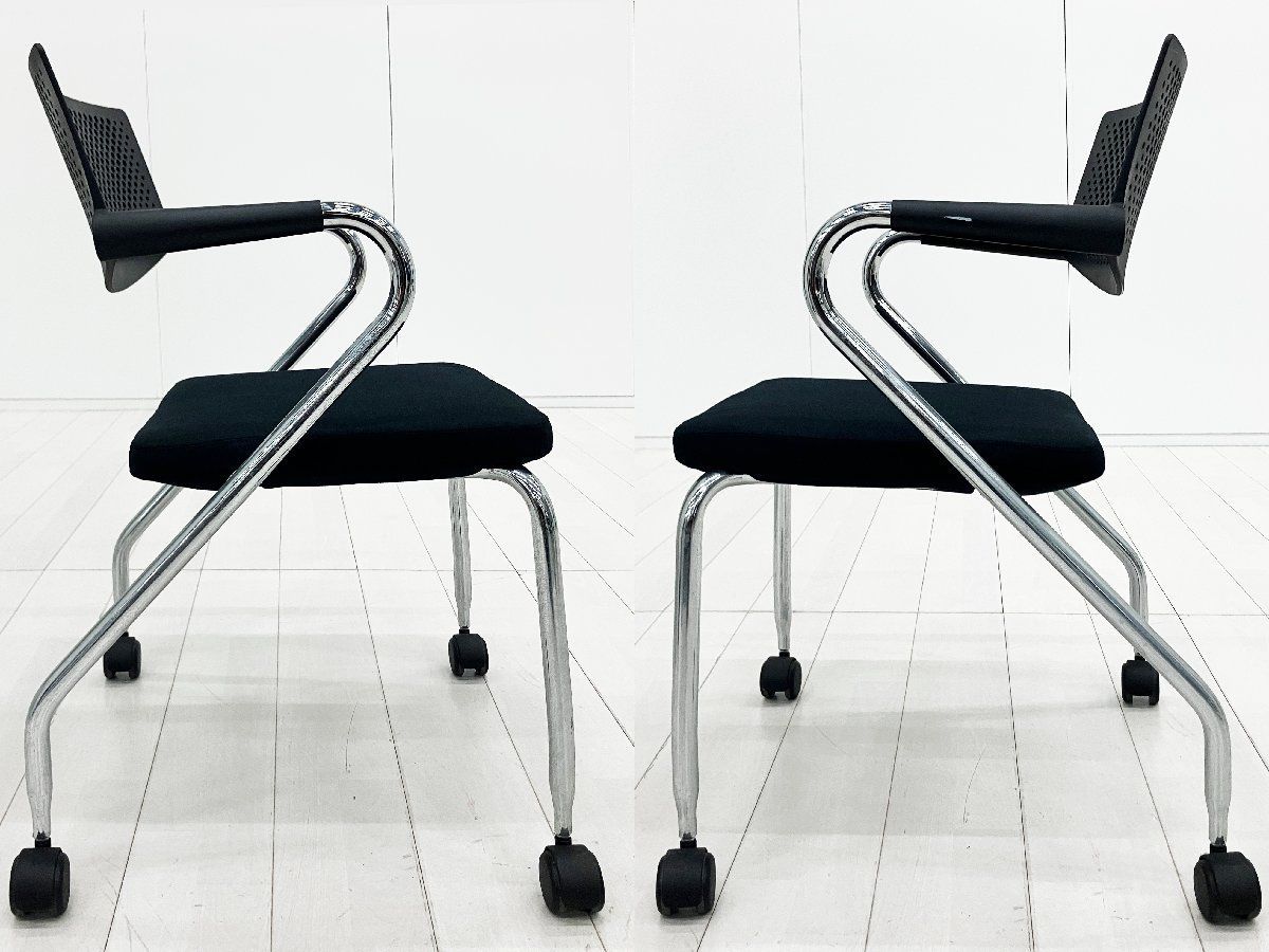 vitra/ヴィトラ□ビザロール2□ブラック□ビジターチェア