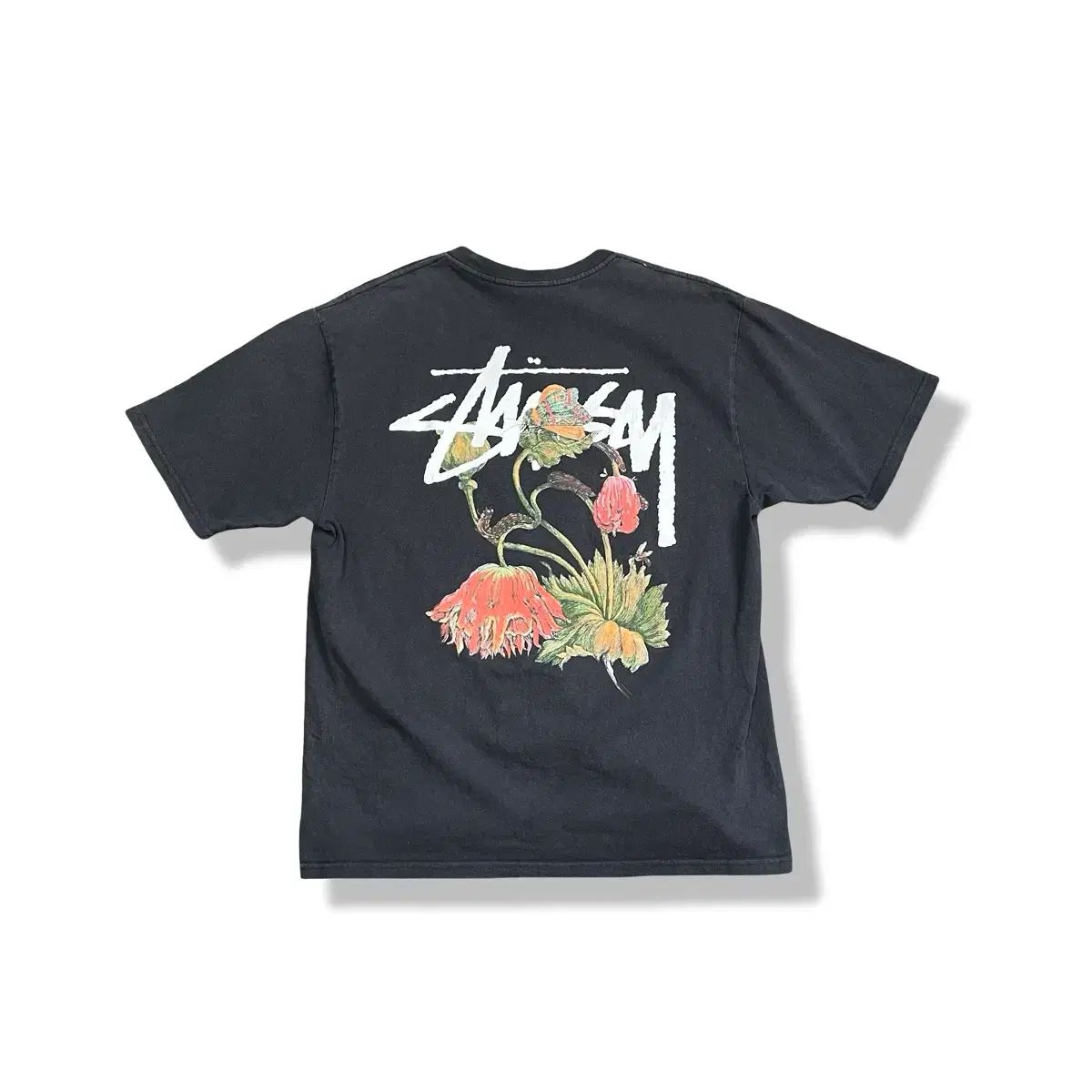 L STUSSY ウィザード フラワー 半袖 Tシャツ