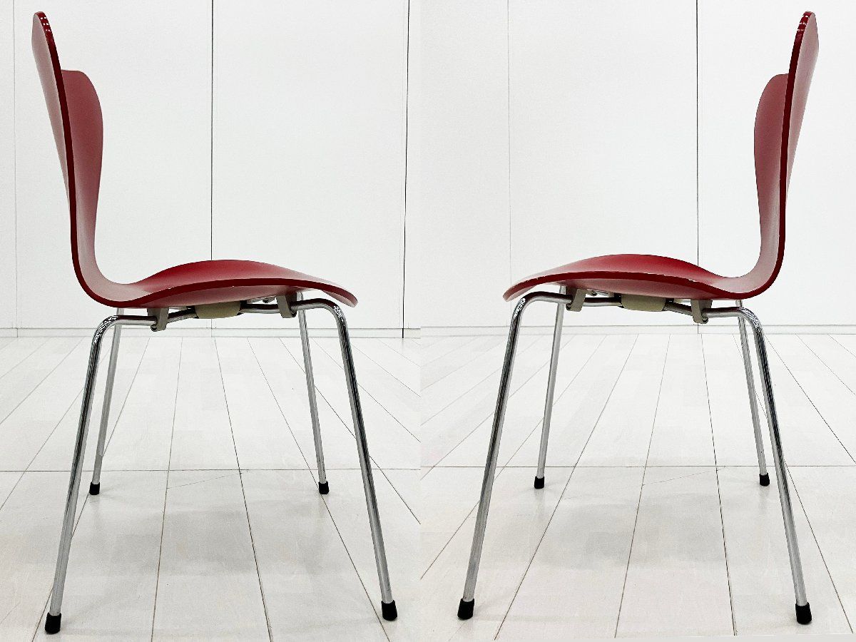 B)Fritz Hansen/フリッツハンセン□セブンチェア□ラッカー/レッド