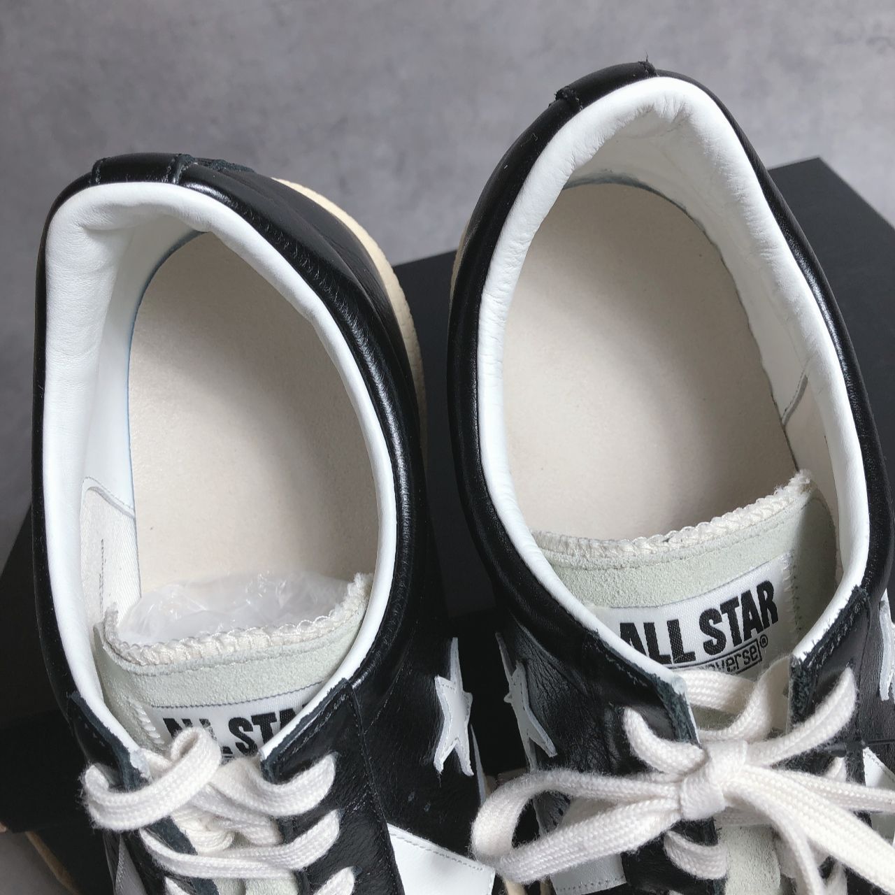 PQ426◇CONVERSE /SOMA : PRO LEATHER J VTG OX◇29cm◇グレー/黒 
