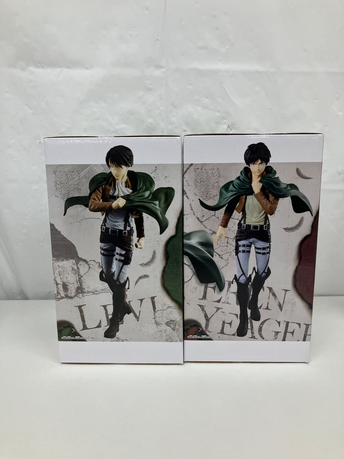 未開封 進撃の巨人 Grandista リヴァイ エレン イェーガー フィギュア 