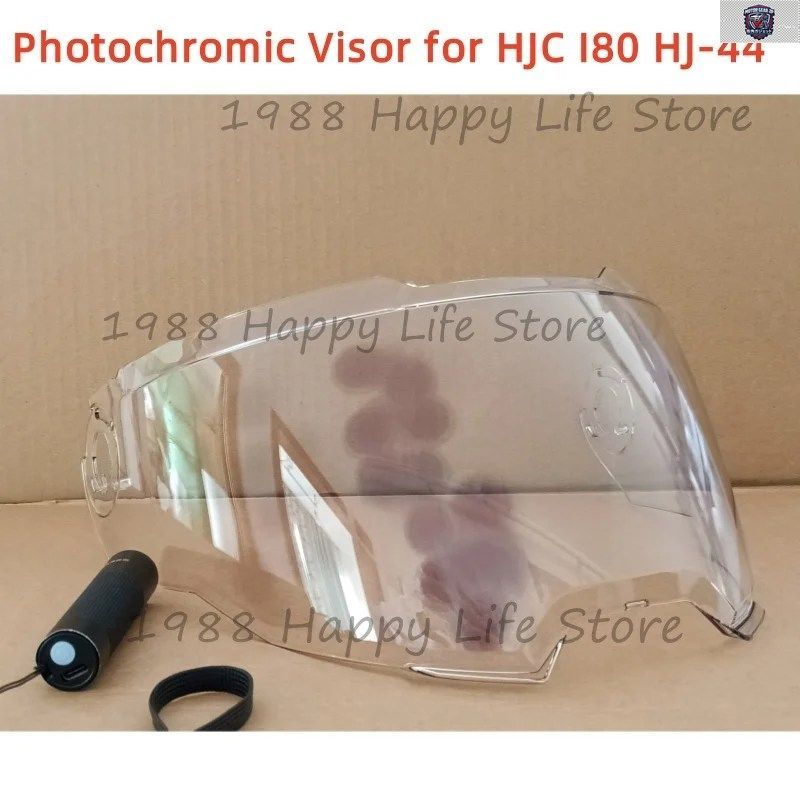 調光バイザー HJC HJ-44 HJ44 I80 シールドレンズガラスウインドシールドビューファインダースクリーンオートバイバイクバイザー