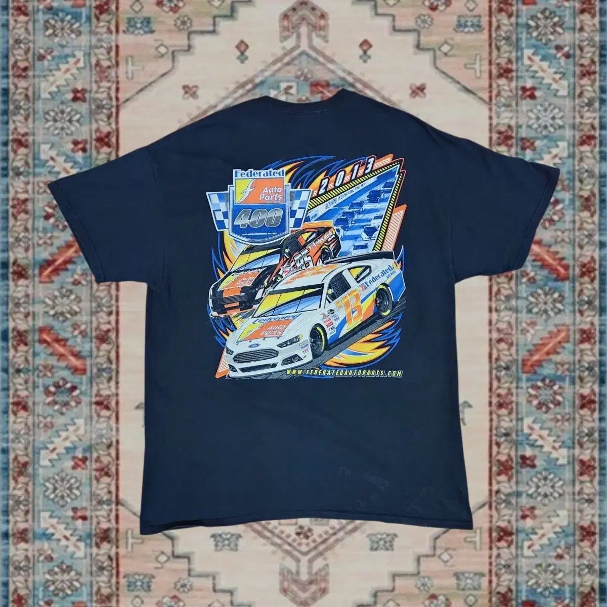 2013 ナスカー Federated Auto Parts 400 Tシャツ XL